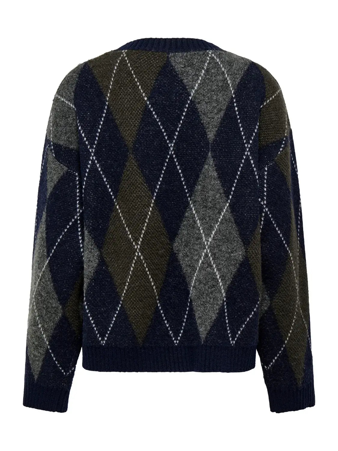 Jersey ONLY Rhombus Azul Marino | Bicos de Fío