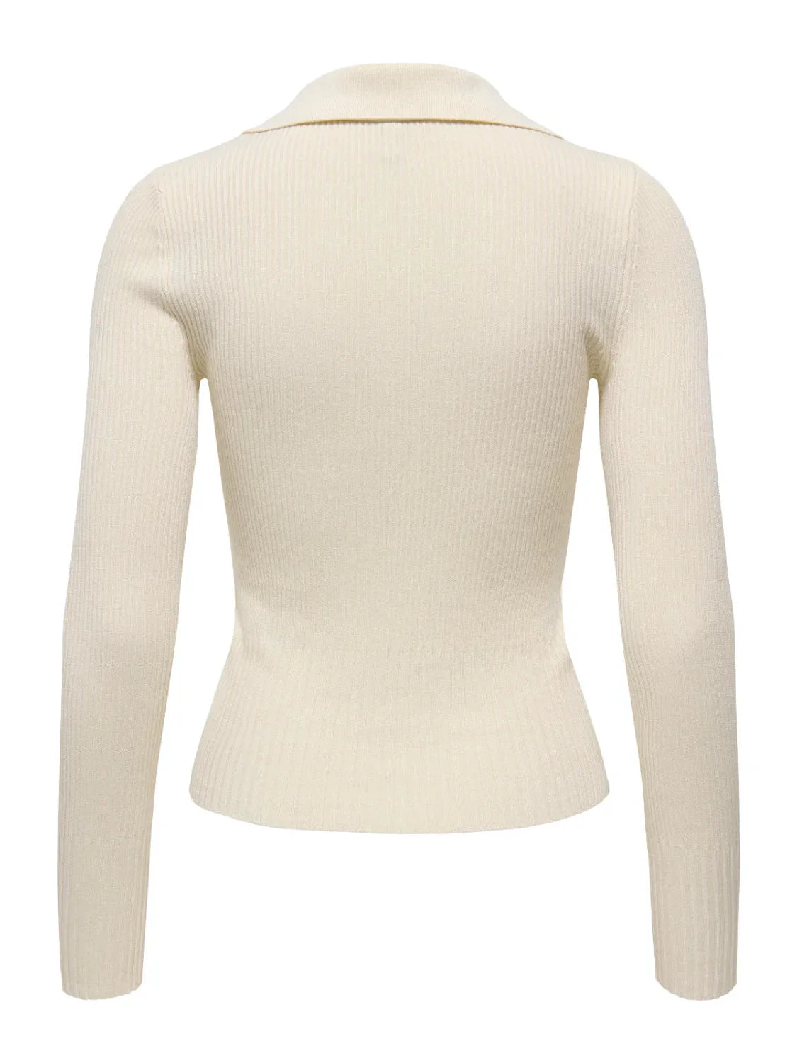Jersey Cuello Polo ONLY Mila Crudo | Bicos de Fío