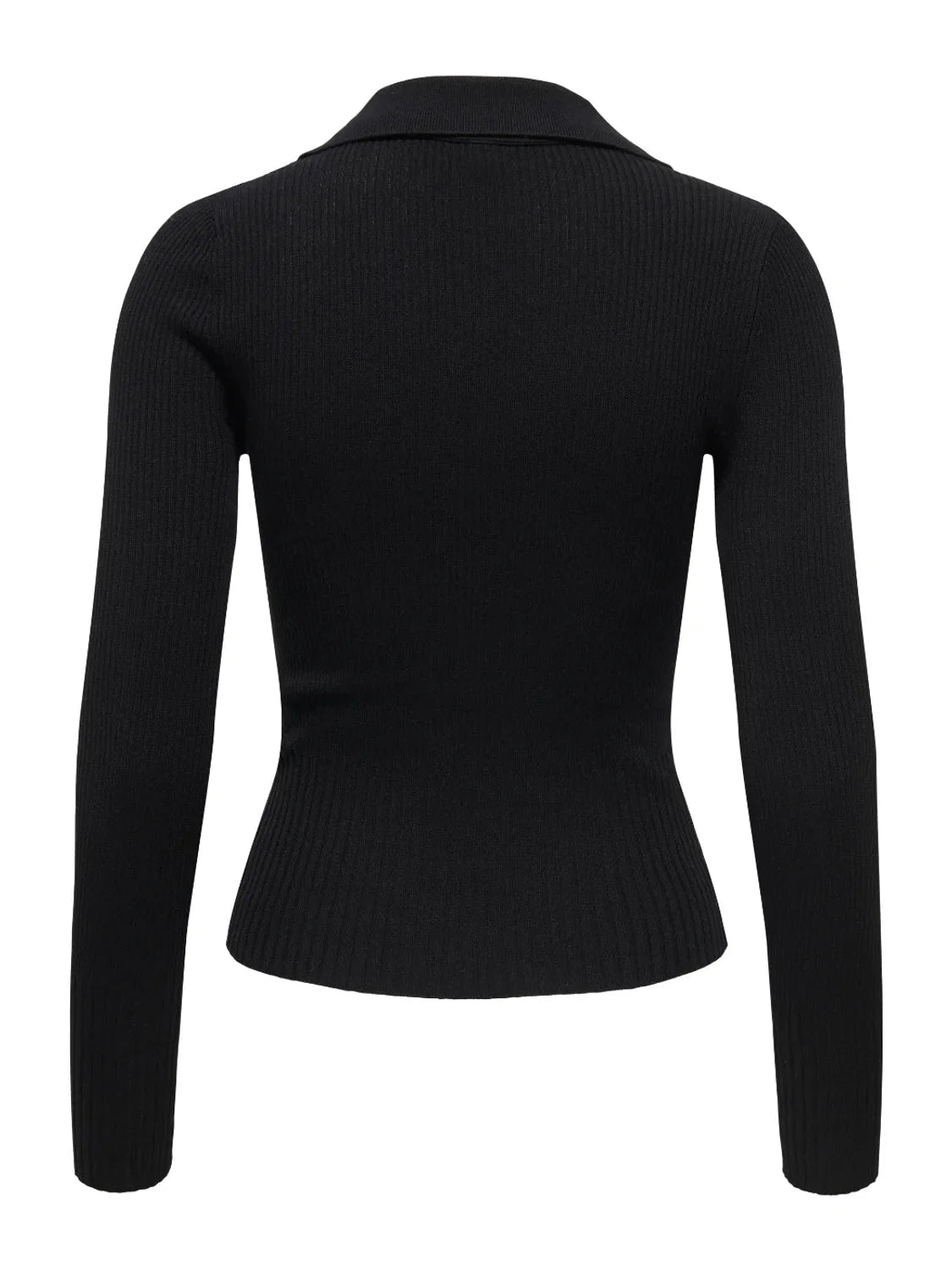 Jersey Cuello Polo ONLY Mila Negro | Bicos de Fío