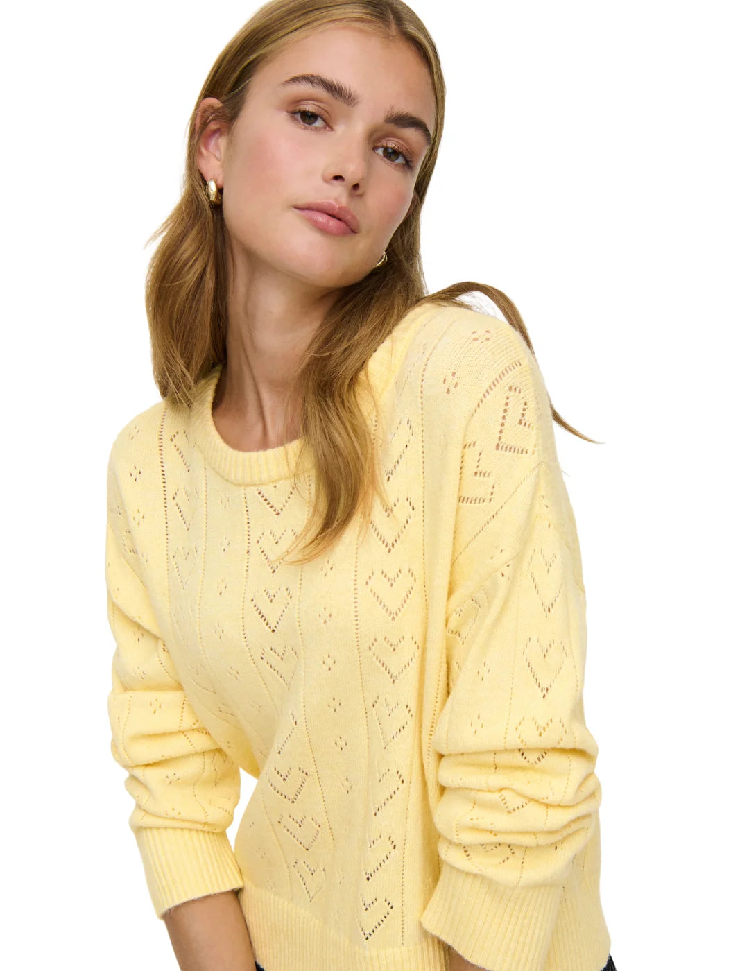 Jersey Corazones ONLY Isa Amarillo | Bicos de Fío