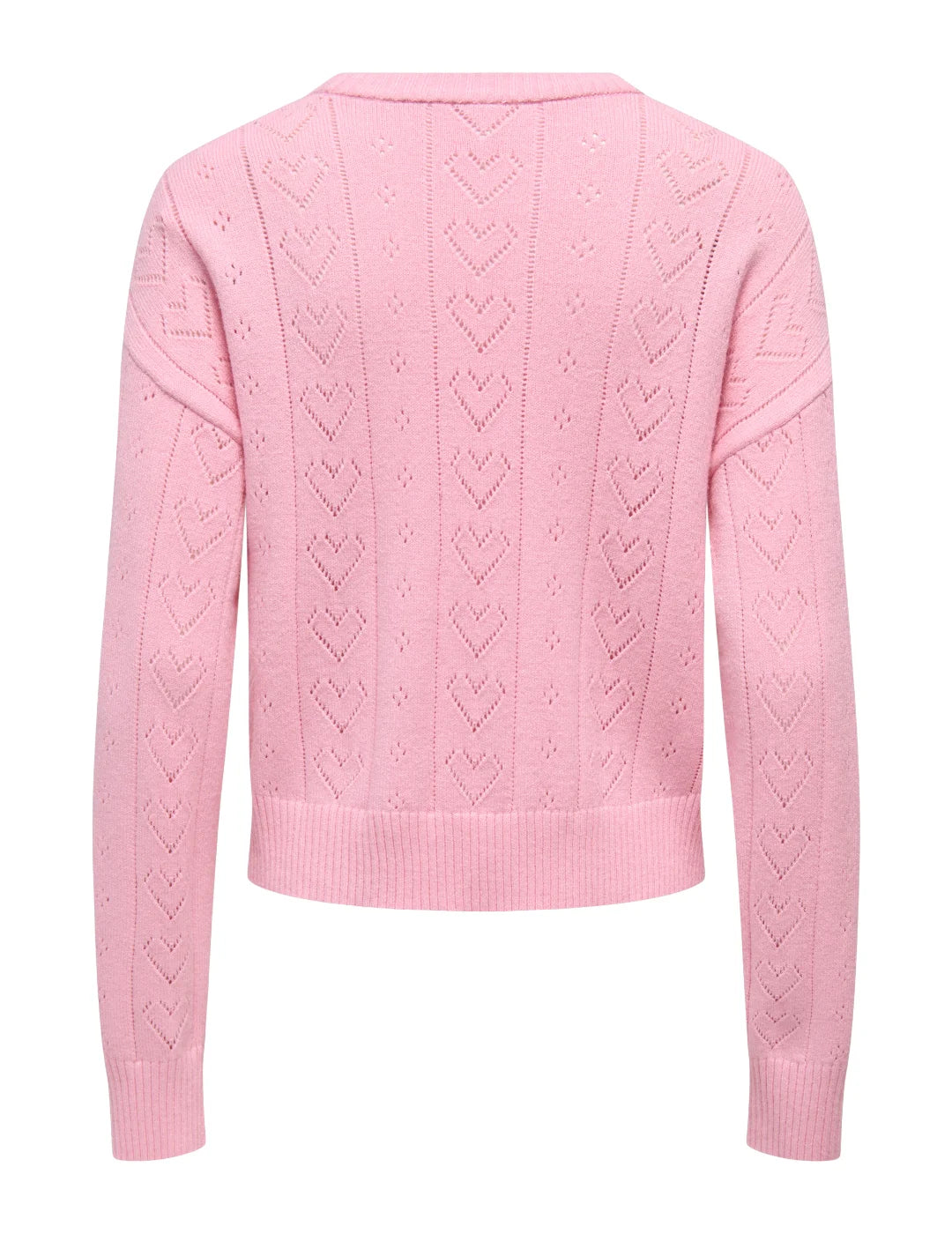 Jersey Corazones ONLY Isa Rosa | Bicos de Fío