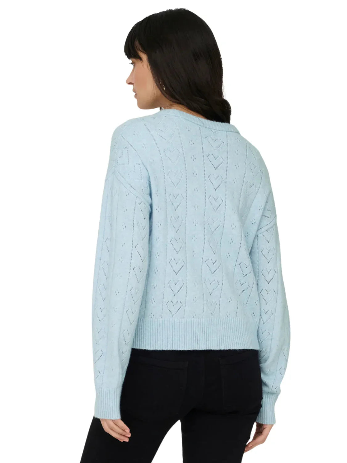 Jersey Corazones ONLY Isa Azul | Bicos de Fío