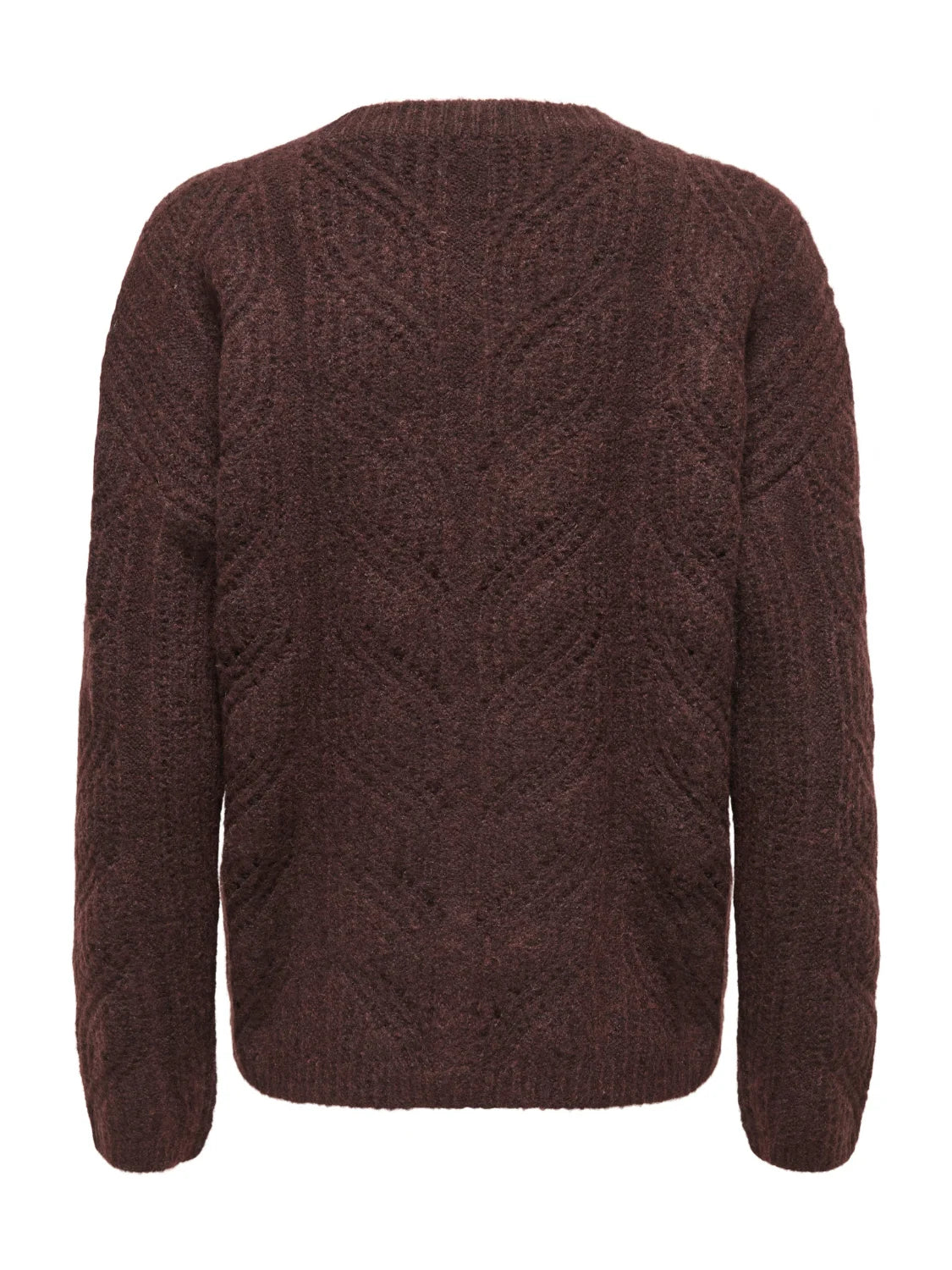 Jersey Punto ONLY Sophie Marrón Fudge | Bicos de Fío