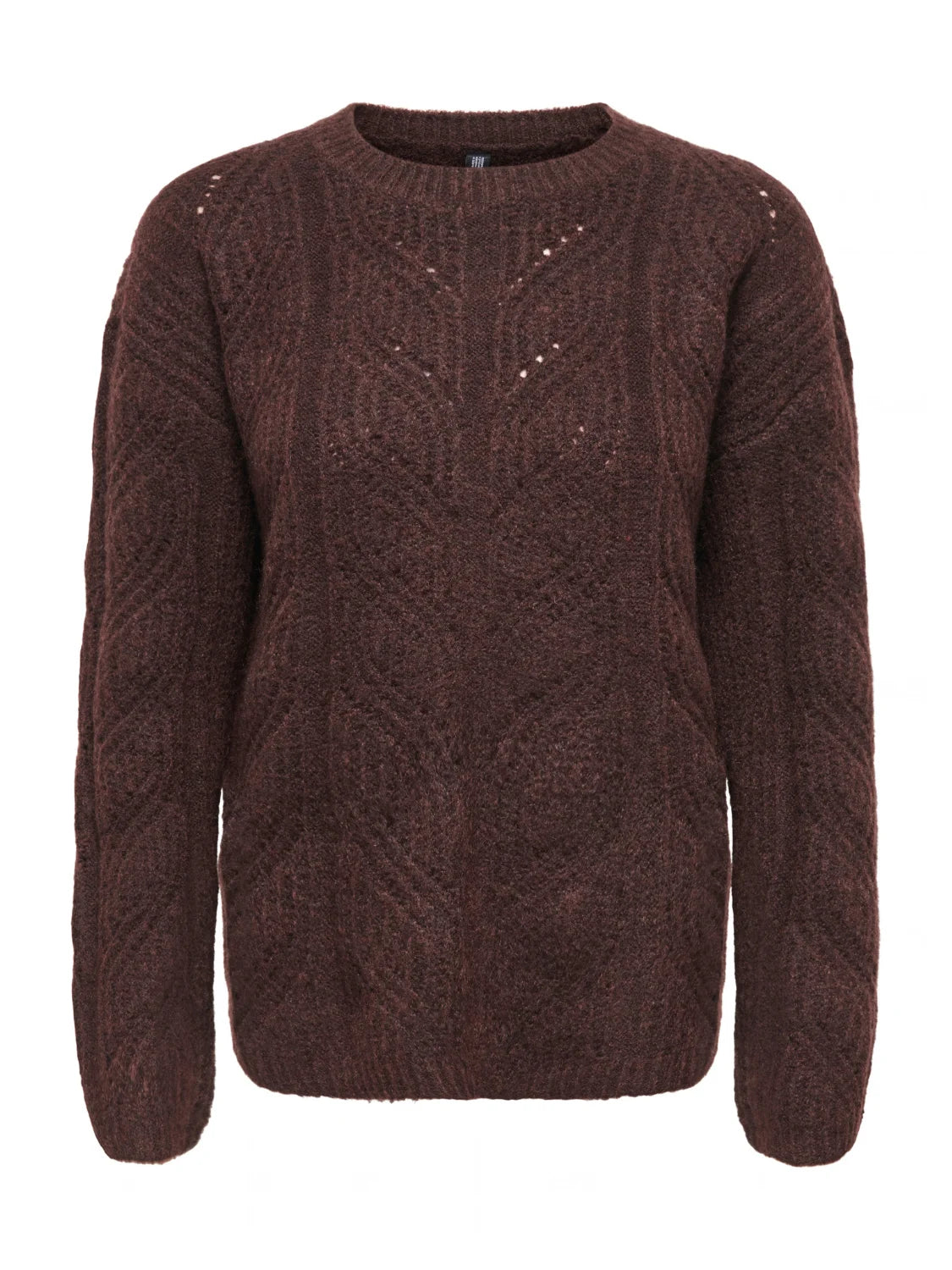 Jersey Punto ONLY Sophie Marrón Fudge | Bicos de Fío