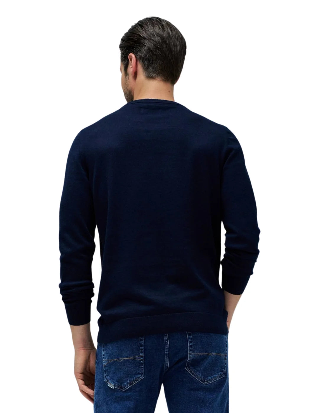 Jersey Punto Botones Salsa Jeans Azul Marino | Bicos de Fío