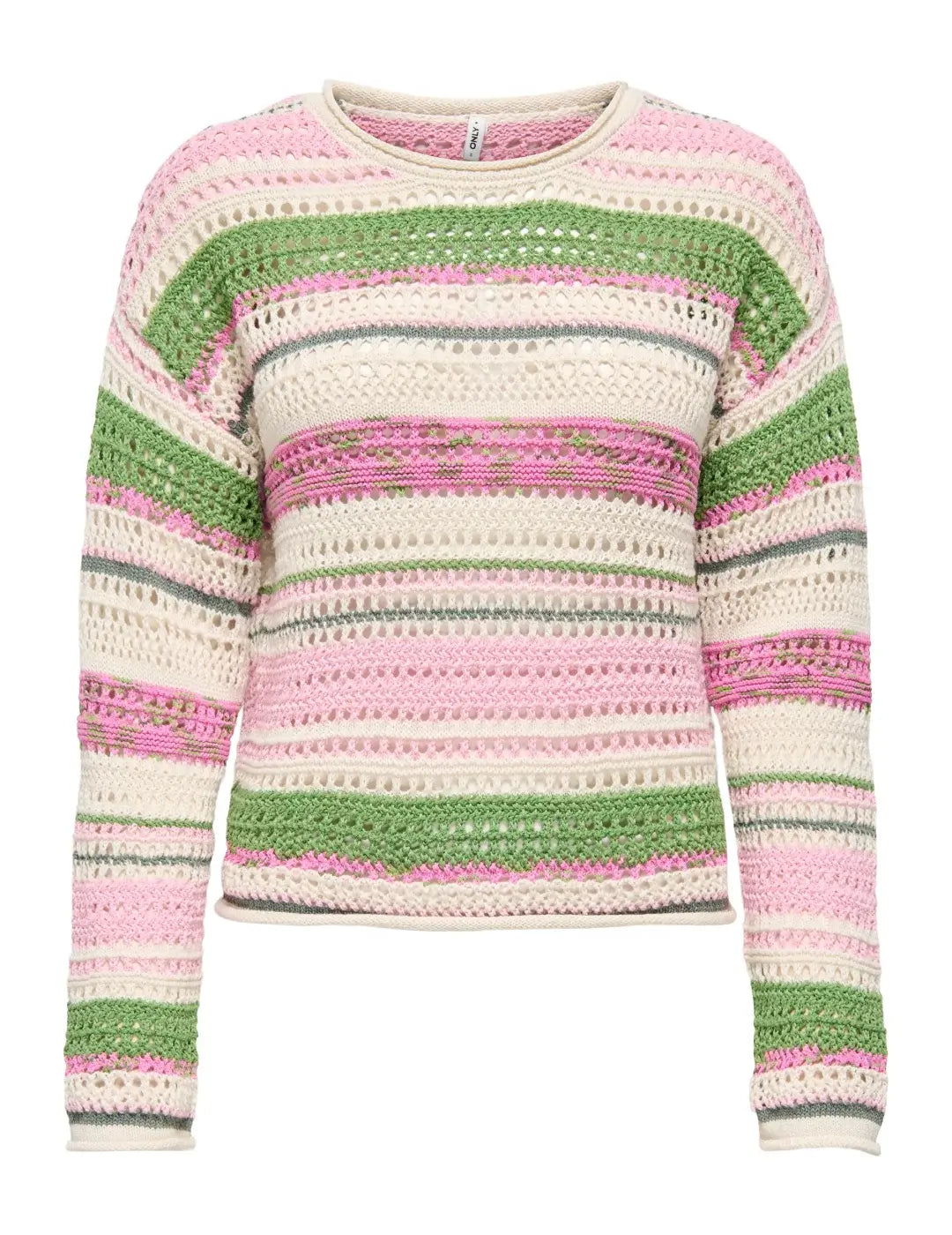 Jersey Rayas ONLY Amelie Rosa | Bicos de Fío