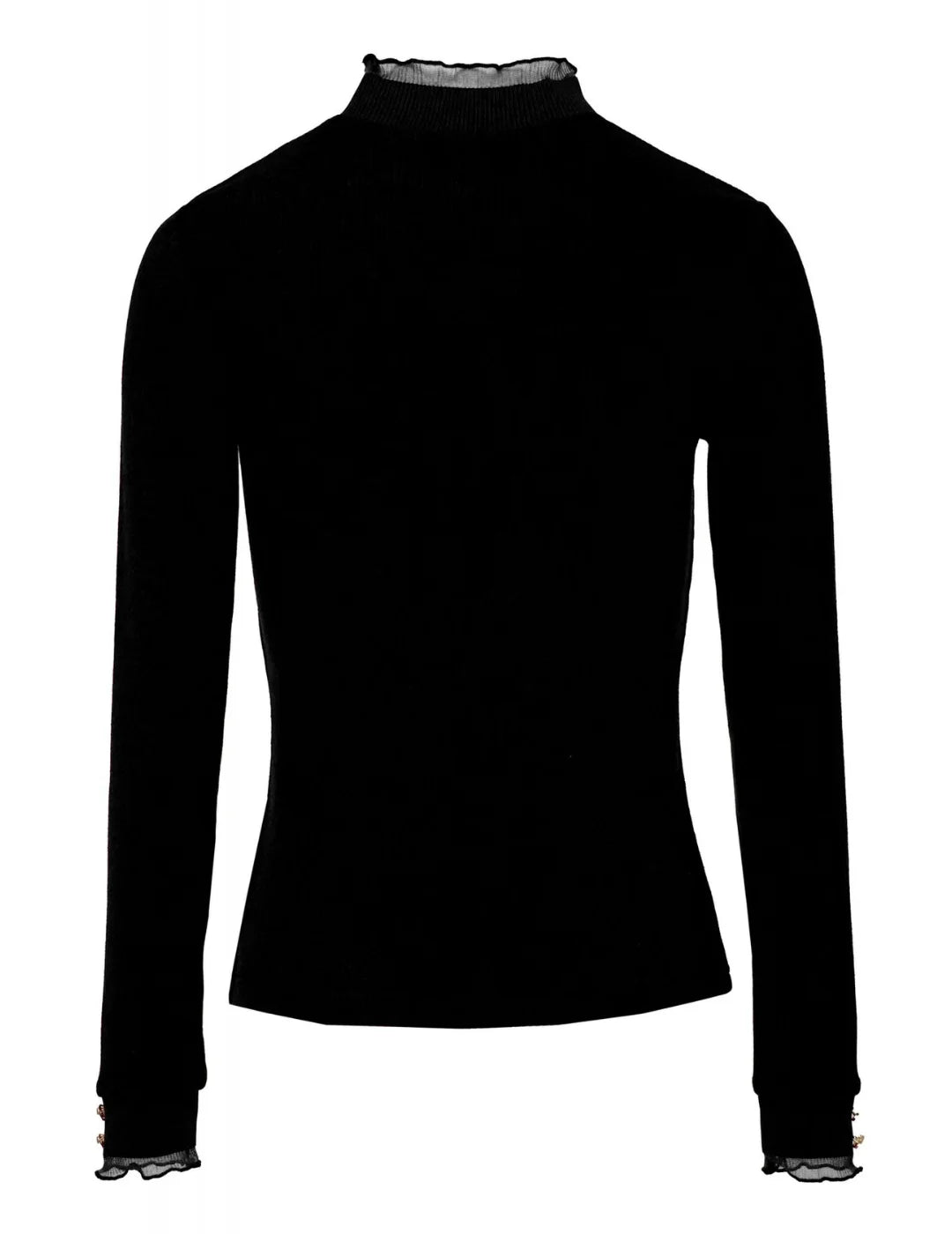 Jersey Salsa Jeans Turtleneck Negro | Bicos de Fío