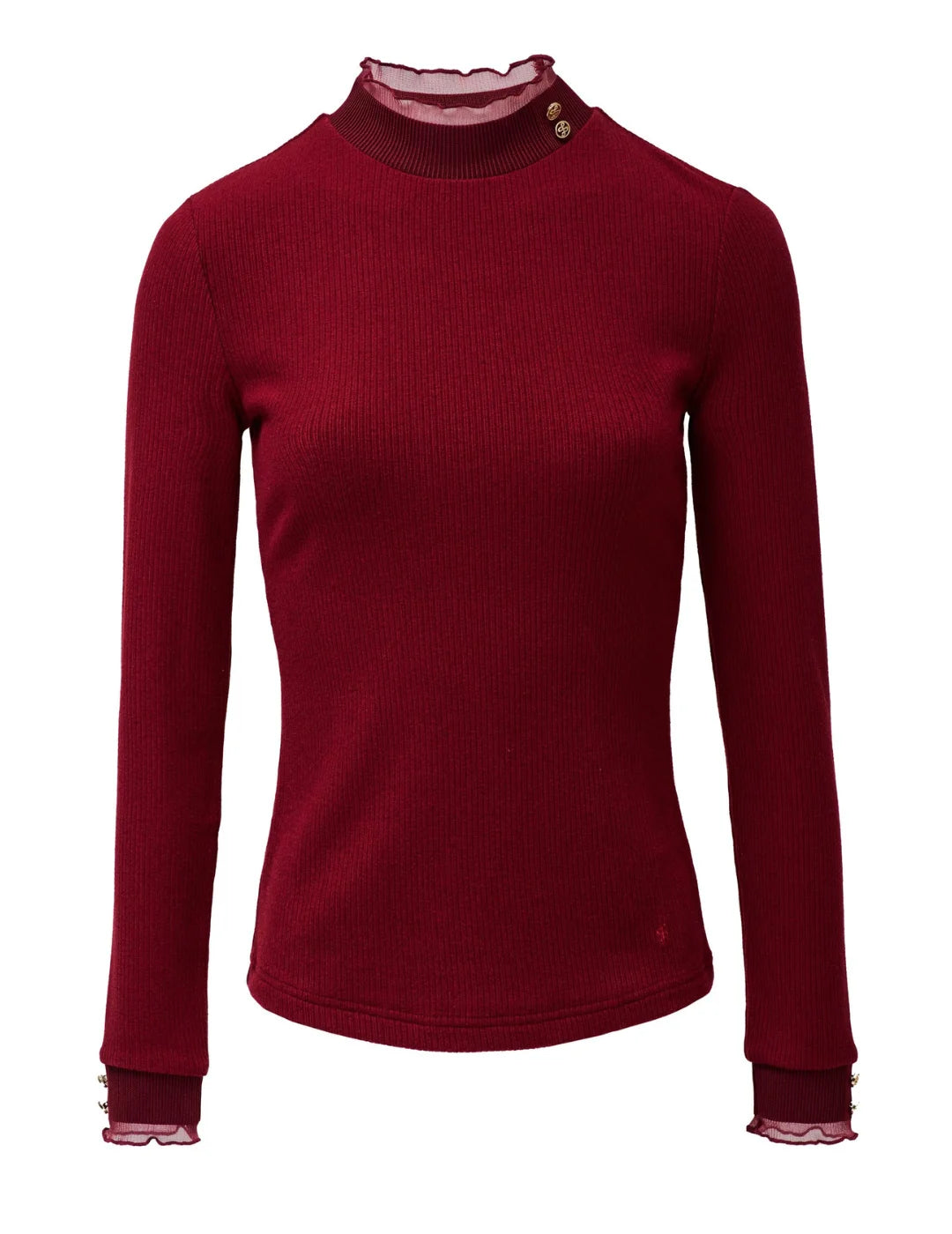 Jersey Salsa Jeans Turtleneck Granate | Bicos de Fío