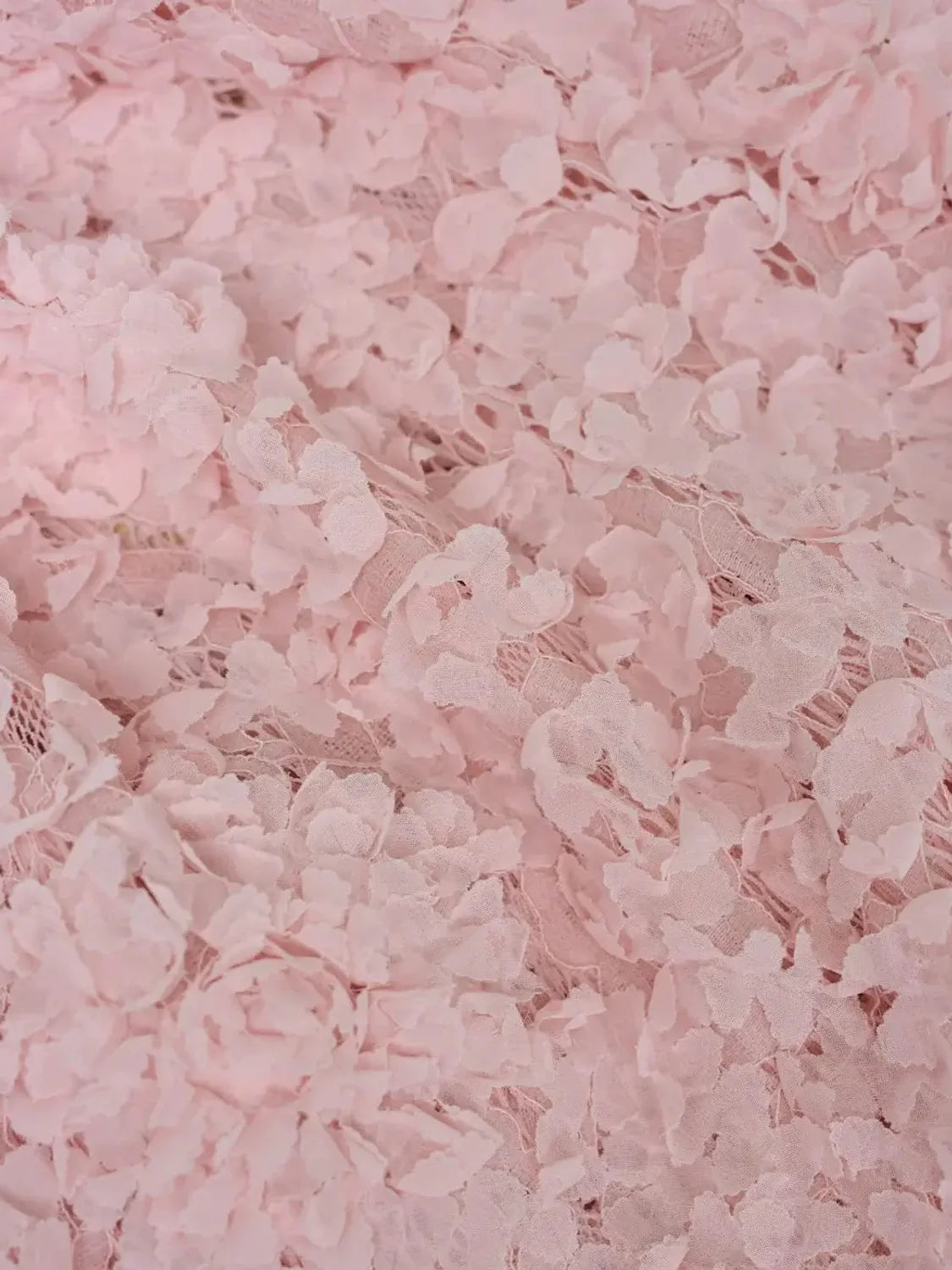 Jersey Salsa Jeans Textura Floral Rosa | Bicos de Fío
