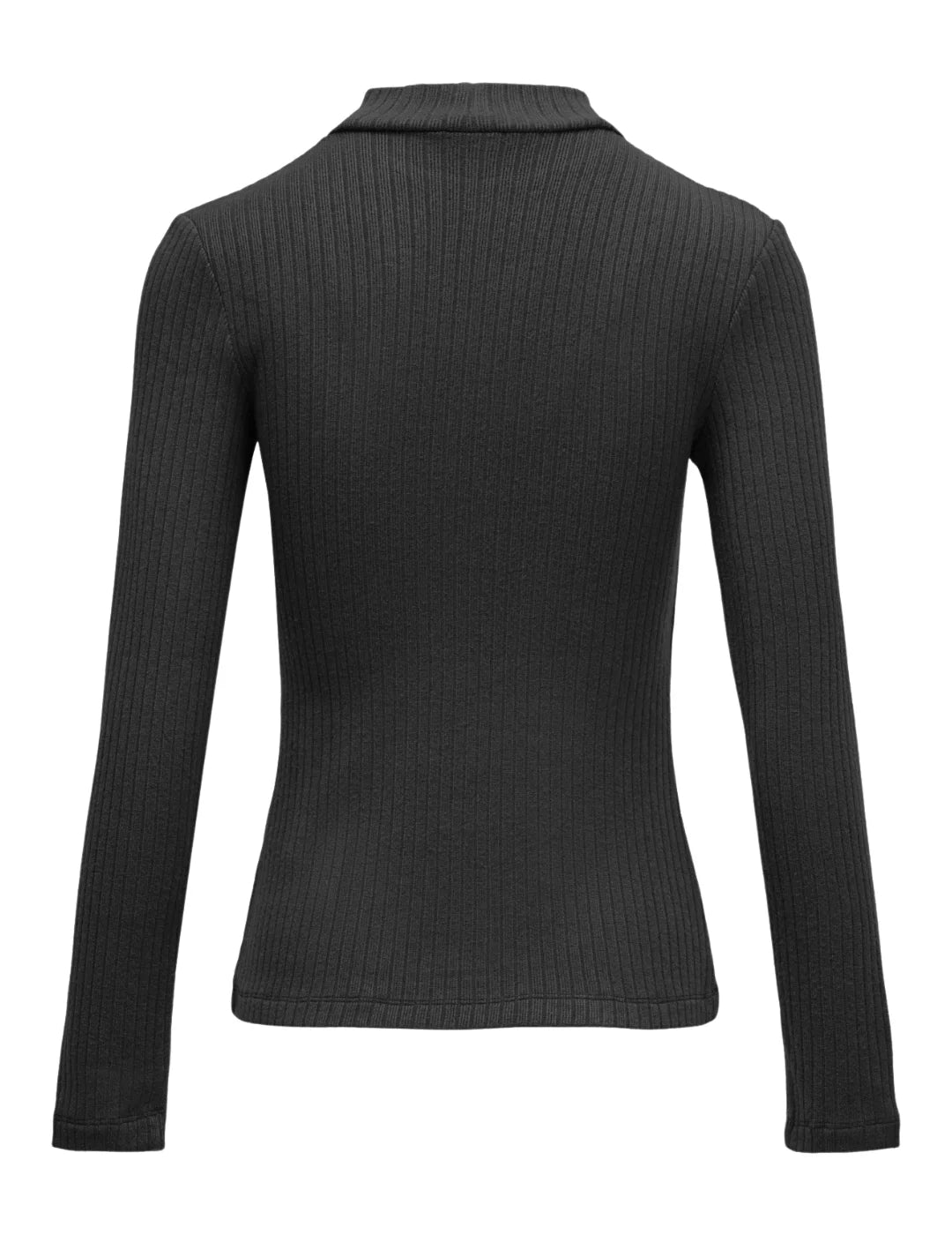 Jersey Turtleneck Canalé Salsa Jeans Negro | Bicos de Fío
