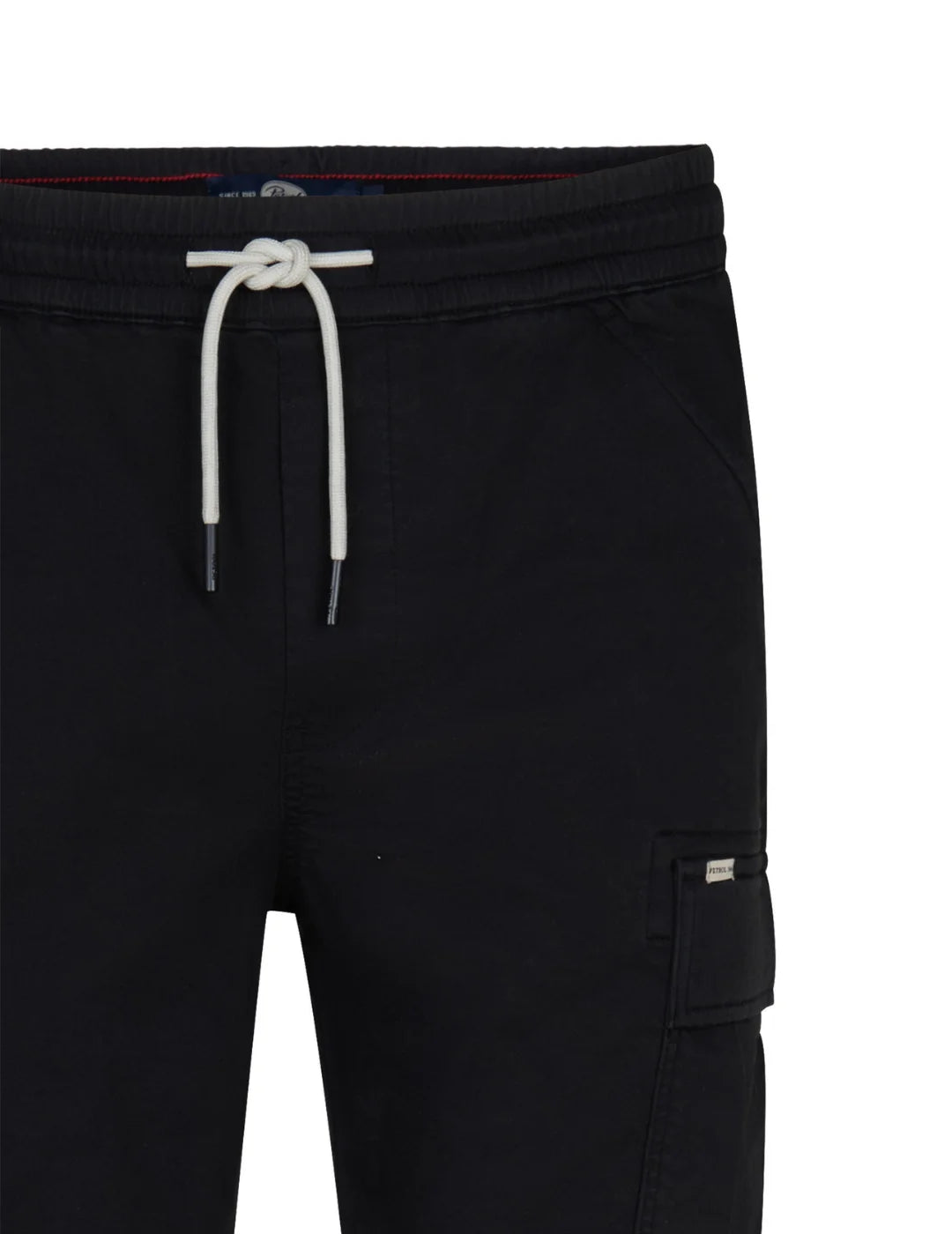 Jogger Cargo Petrol Industries Negro | Bicos de Fío