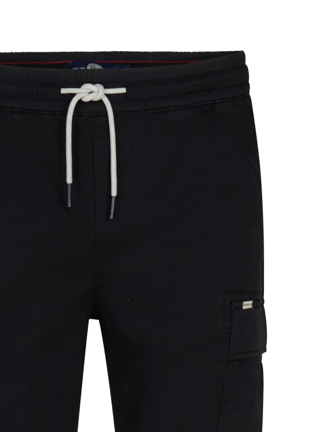 Jogger Cargo Petrol Industries Negro | Bicos de Fío