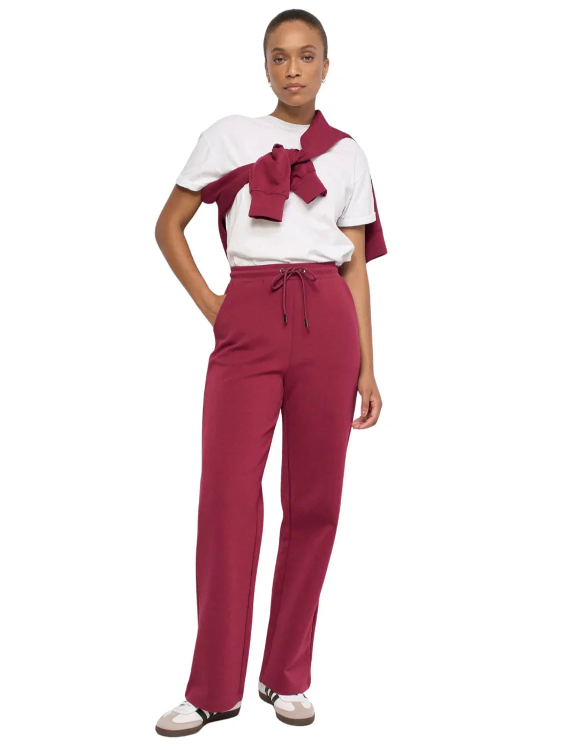 Jogger Salsa Jeans Granate | Bicos de Fío