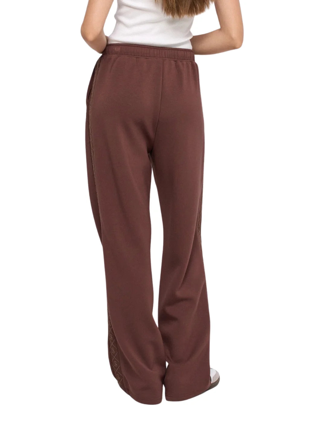 Jogger Salsa Jeans Franja Marrón | Bicos de Fío