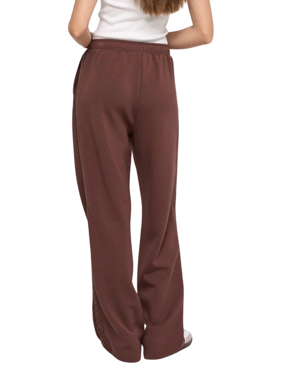 Jogger Salsa Jeans Franja Marrón | Bicos de Fío