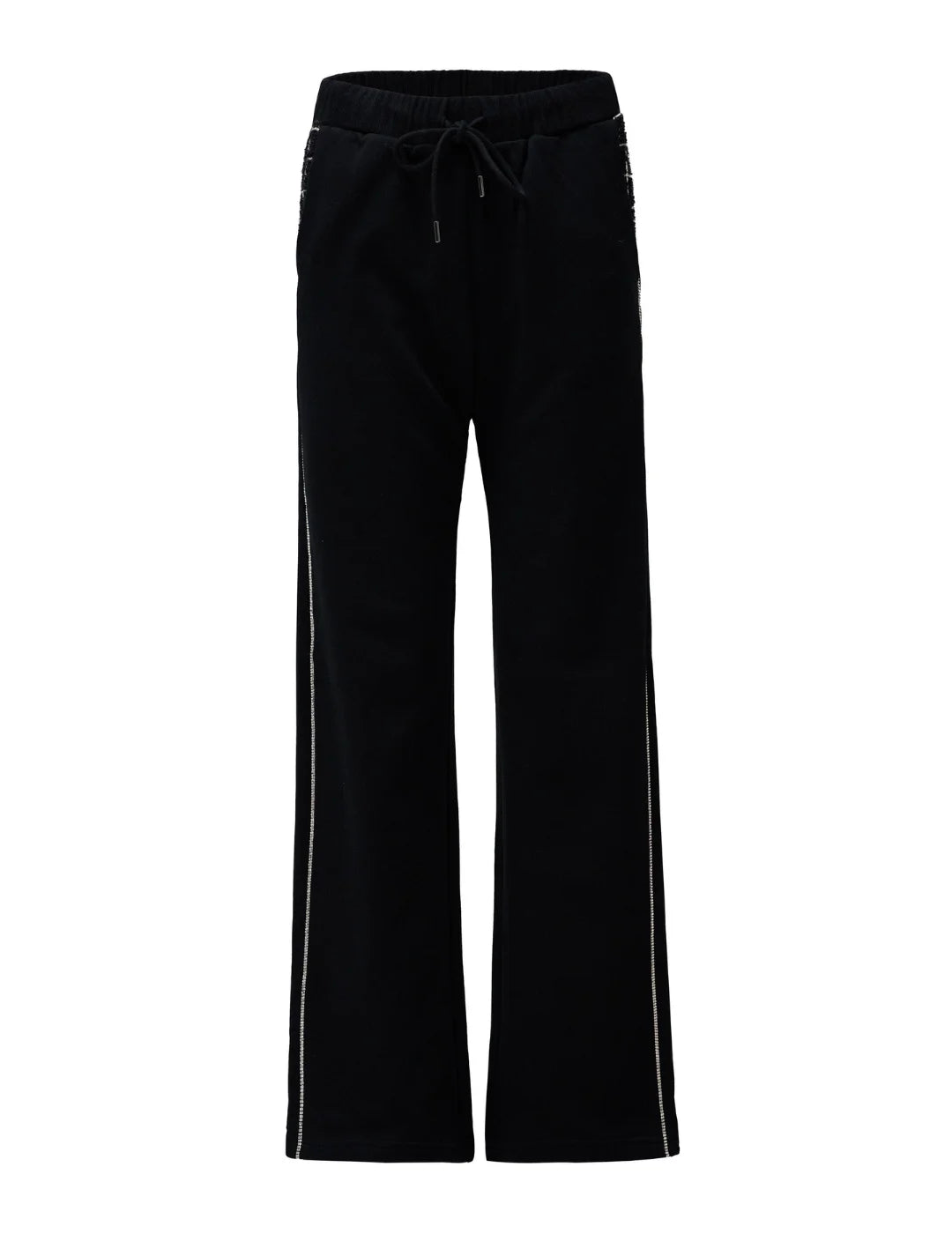 Joggers Tweed Salsa Jeans Negro | Bicos de Fío