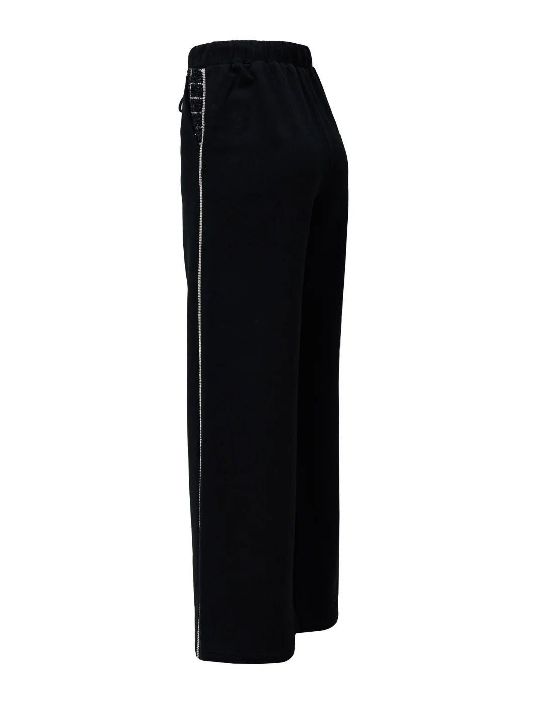 Joggers Tweed Salsa Jeans Negro | Bicos de Fío
