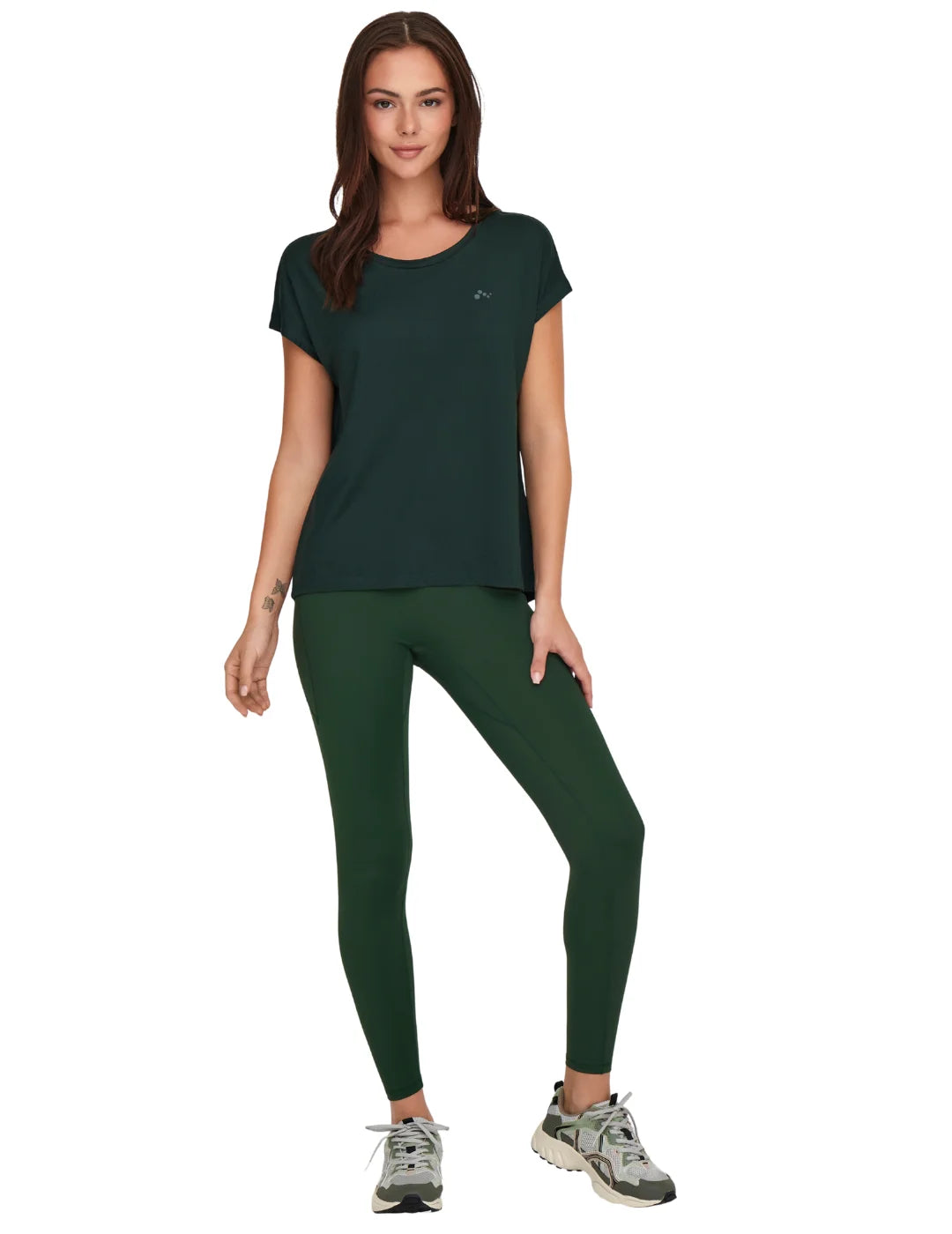 Leggings Deportivos ONLY PLAY Jam Sana Verde | Bicos de Fío