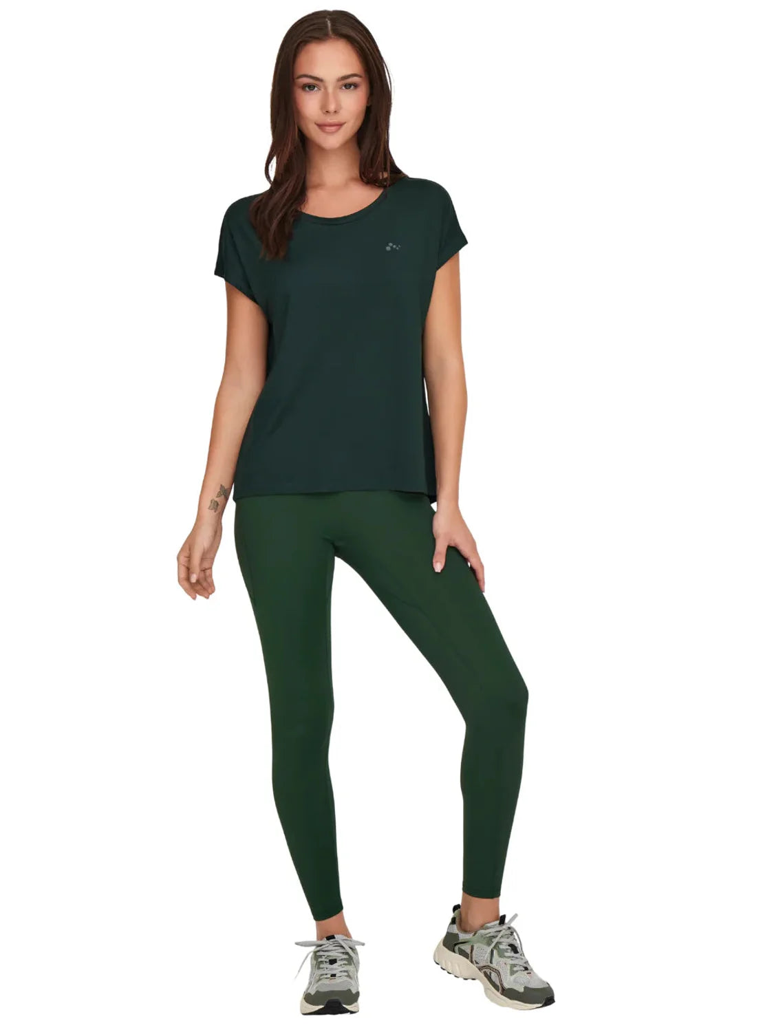 Leggings Deportivos ONLY PLAY Jam Sana Verde | Bicos de Fío