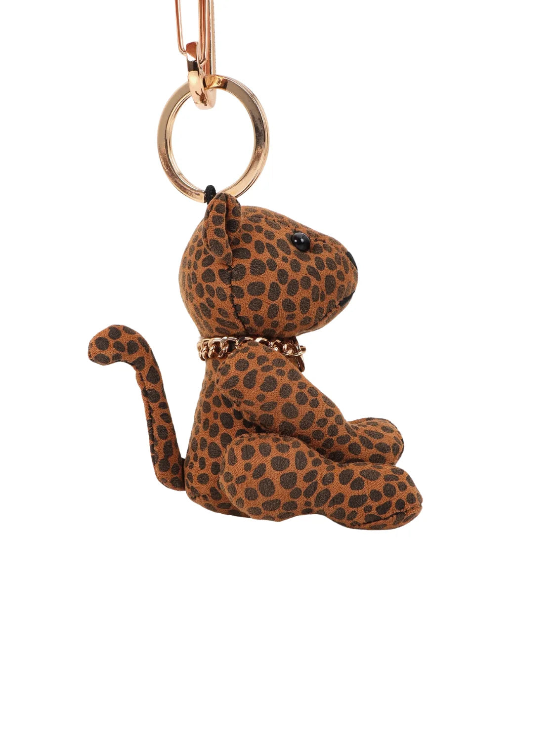 Llavero Muñeco Leopardo Lola Casademunt Marrón | Bicos de Fío