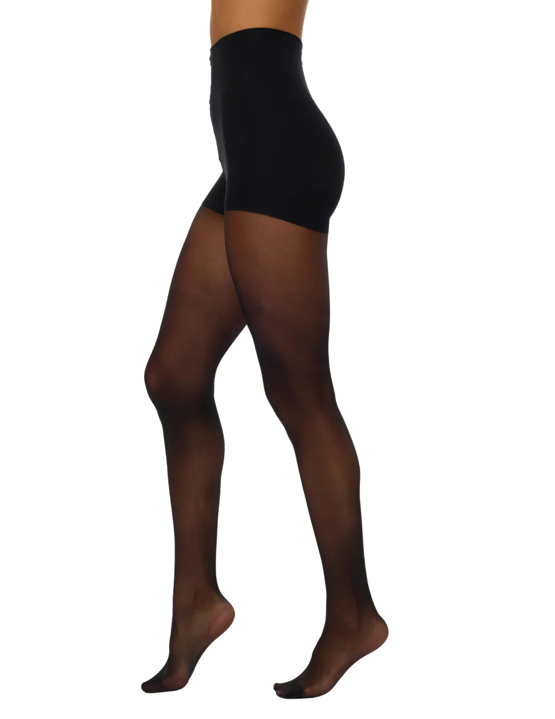 Medias Vero Moda Control 20 DEN Negro Bicos de Fío