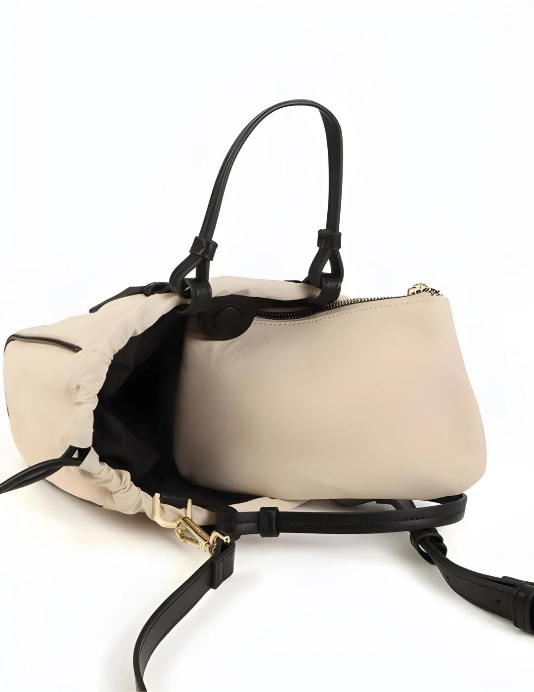 Mini Shopper Lola Casademunt Nylon Crudo | Bicos de Fío