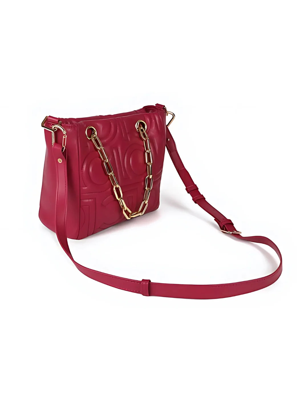 Shopper Lola Casademunt Mix Cadena Fucsia | Bicos de Fío