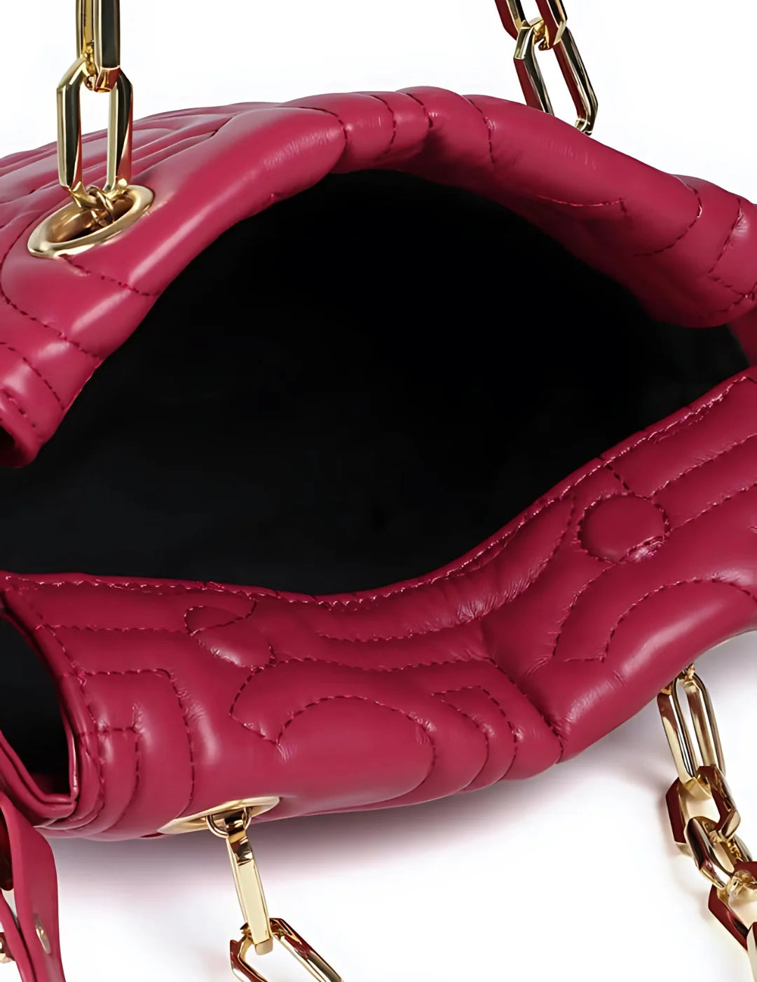 Shopper Lola Casademunt Mix Cadena Fucsia | Bicos de Fío