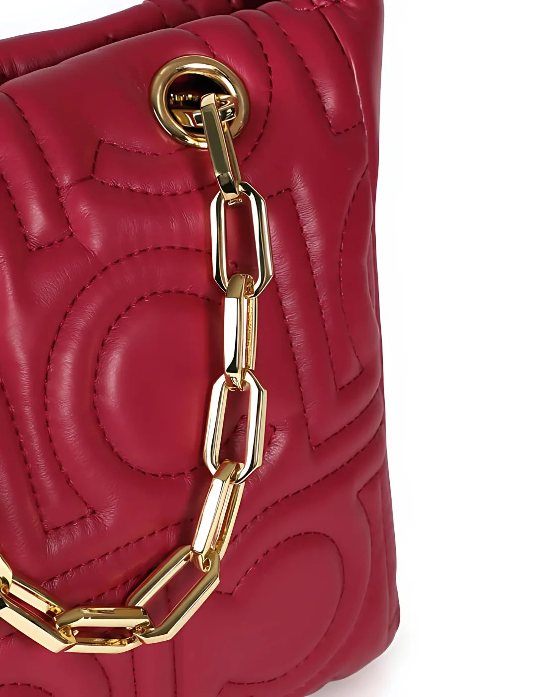 Shopper Lola Casademunt Mix Cadena Fucsia | Bicos de Fío