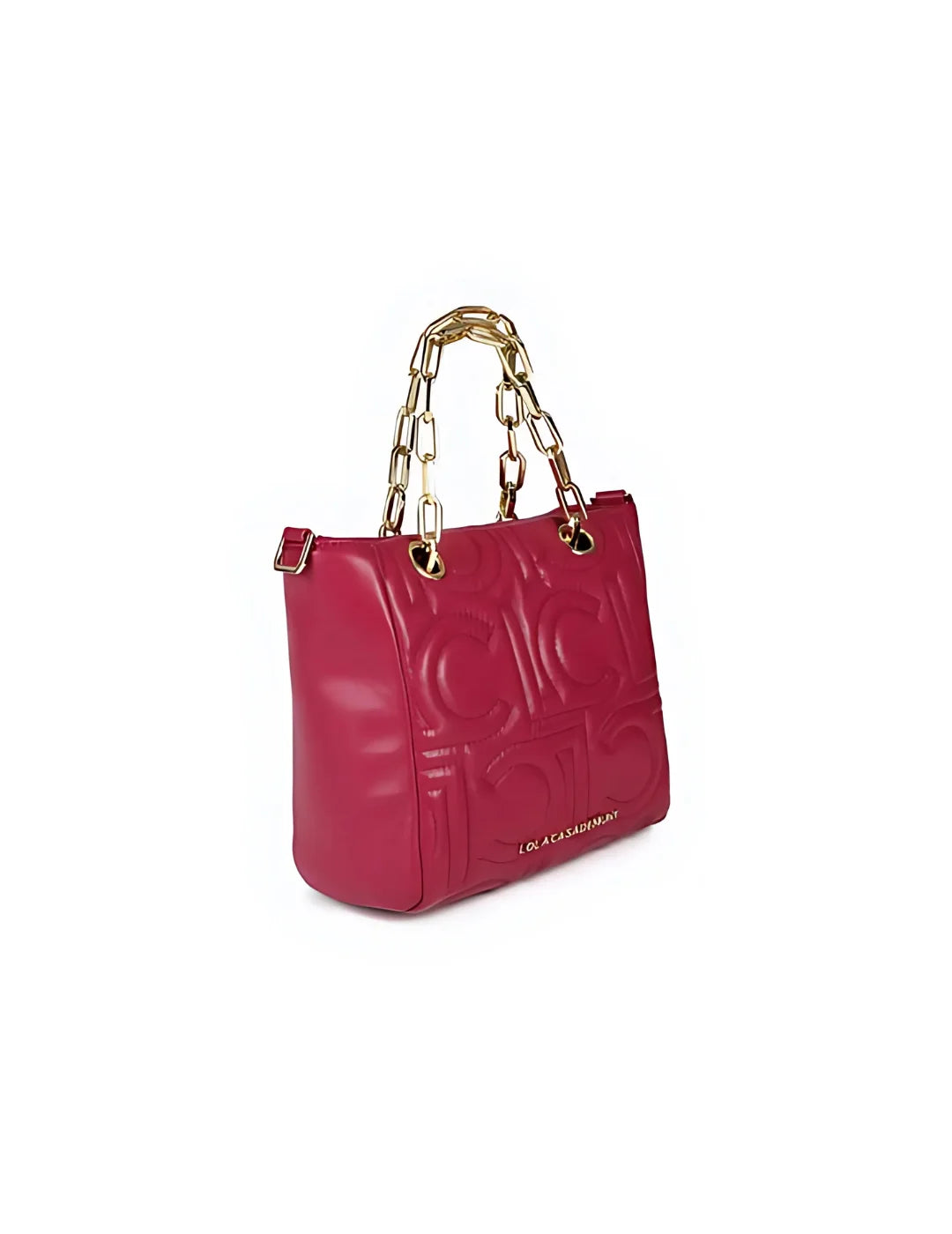 Shopper Lola Casademunt Mix Cadena Fucsia | Bicos de Fío