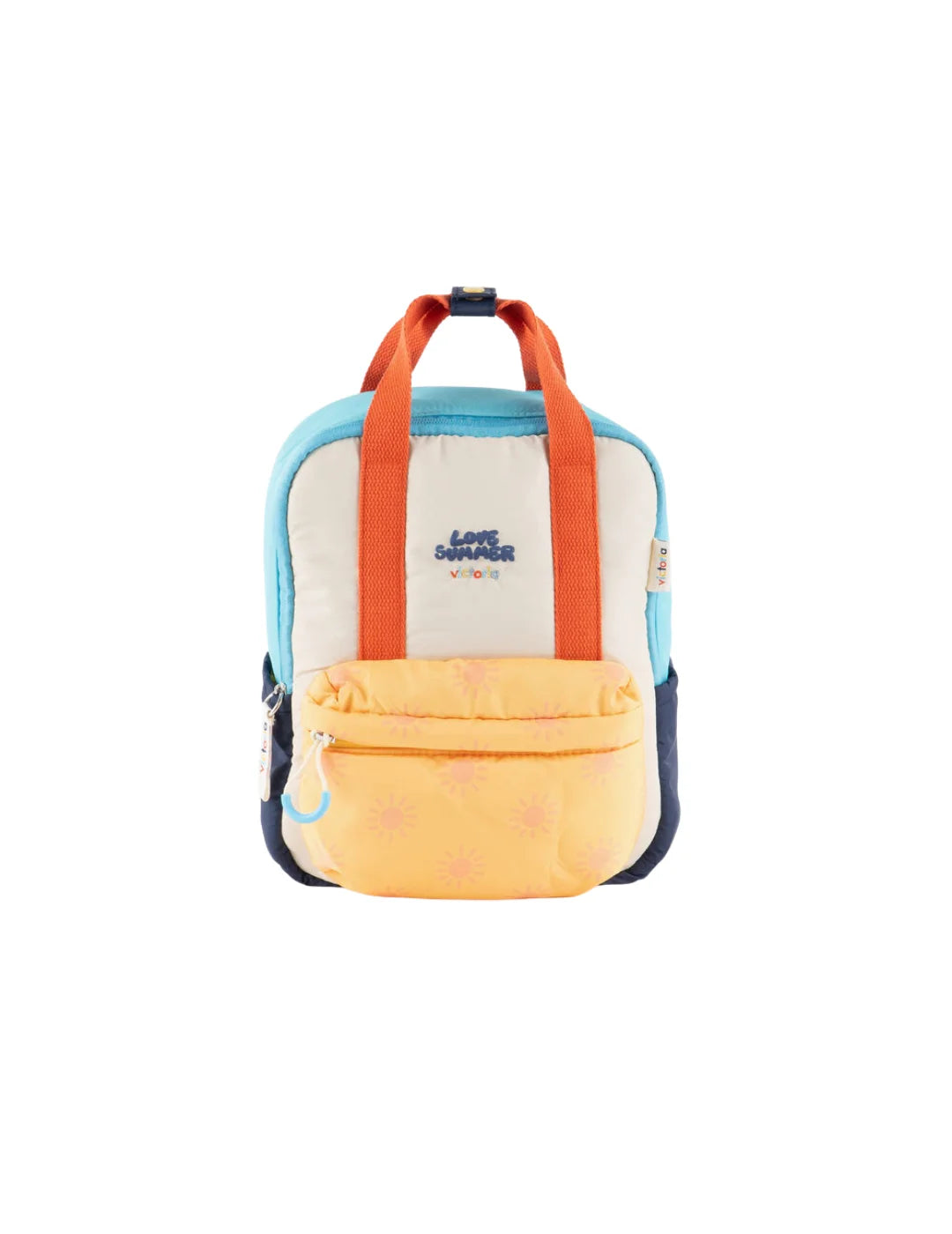 Mochila Infantil Victoria Love Azul Marino | Bicos de Fío