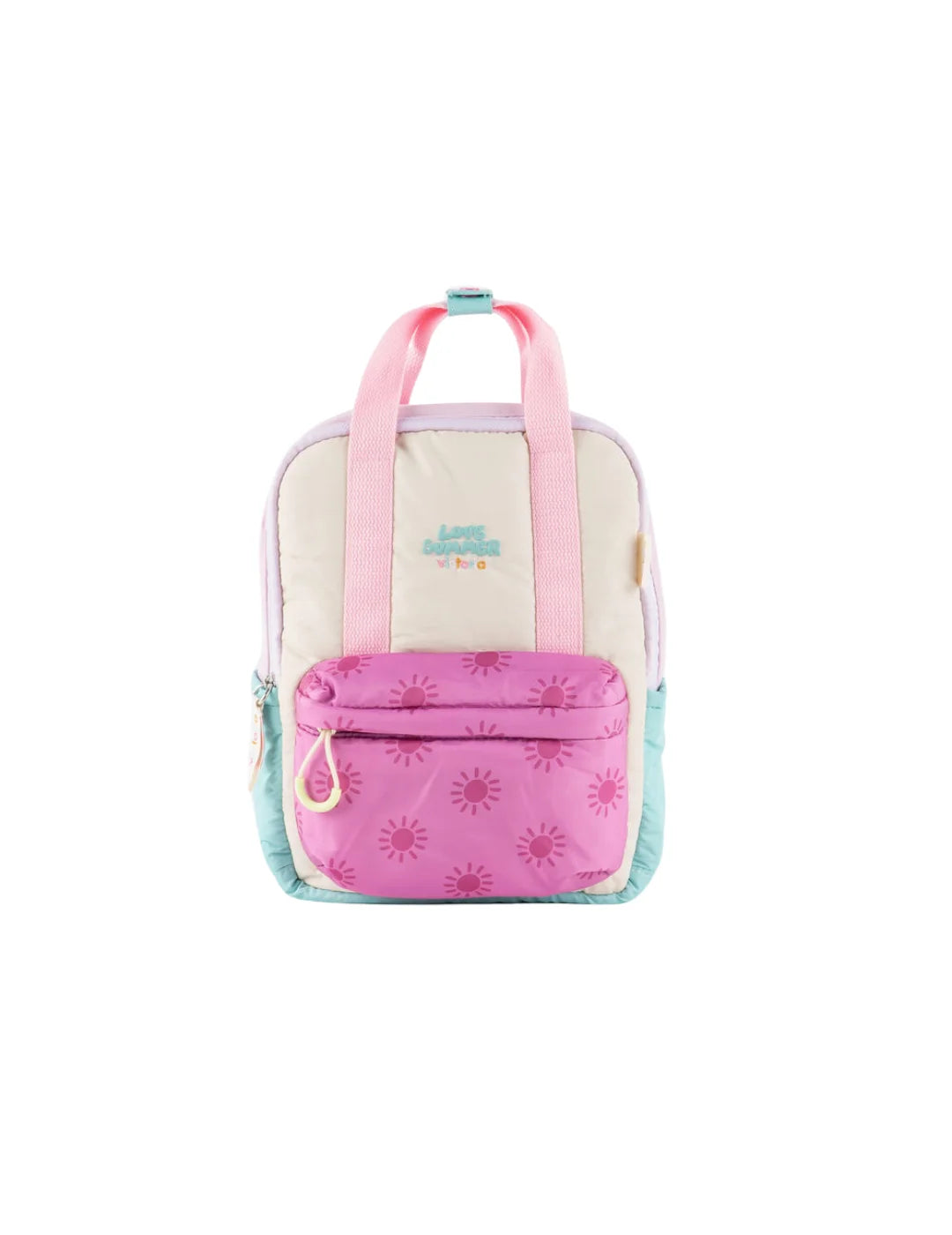 Mochila Infantil Victoria Love Rosa | Bicos de Fío