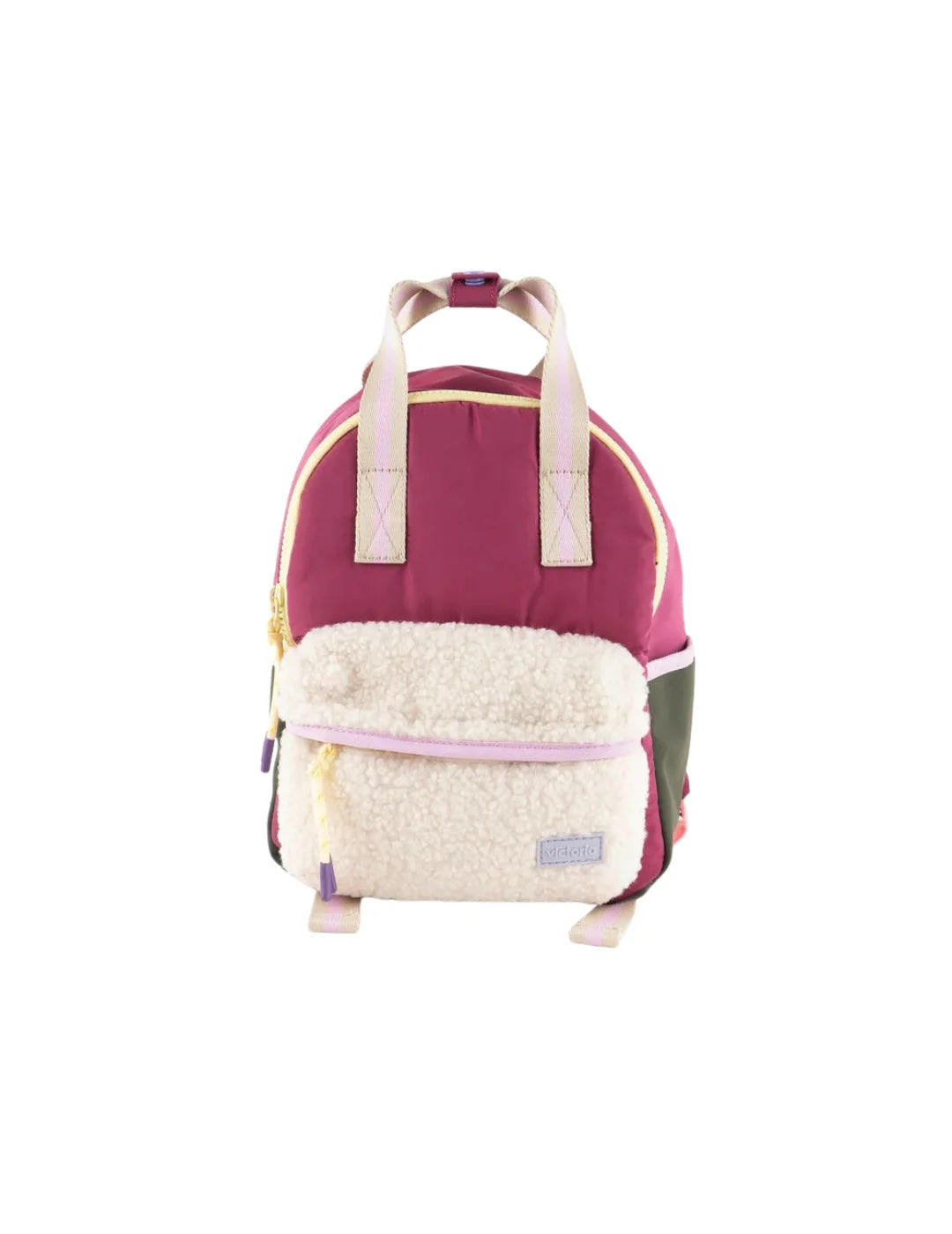 Mochila Infantil Victoria Nylon Rosa | Bicos de Fío