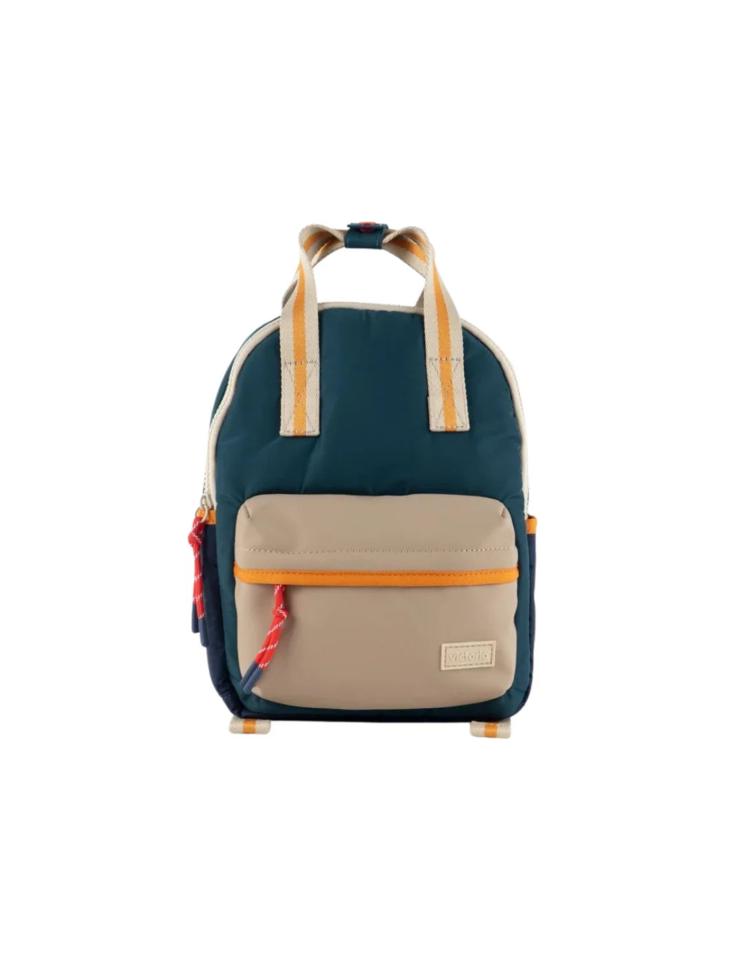 Mochila Infantil Victoria Nylon Azul | Bicos de Fío