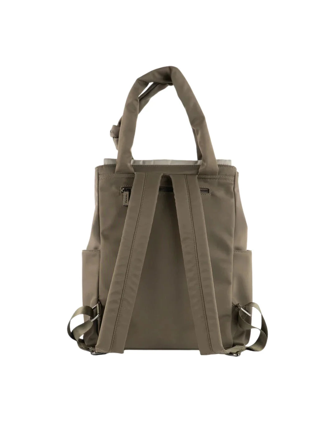 Mochila Nylon Nudo Victoria Kaki | Bicos de Fío