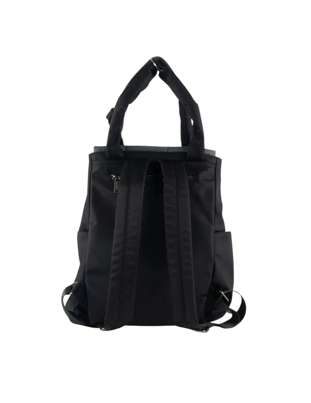 Mochila Nylon Nudo Victoria Negro | Bicos de Fío