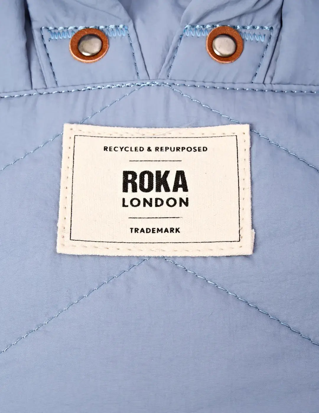 Mochila ROKA Bantry XS Taslon Retro Blue | Bicos de Fío