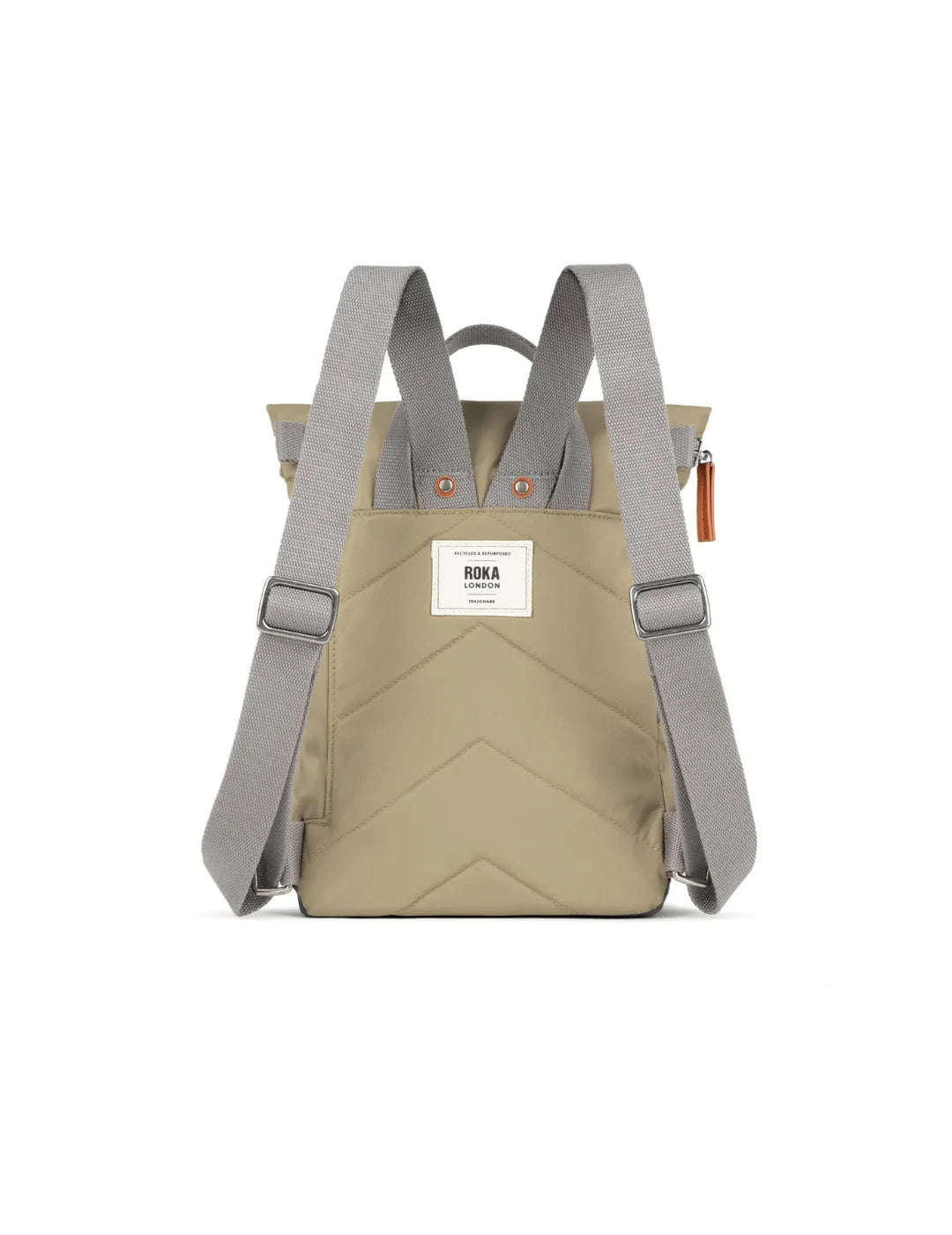 Mochila Roka Canfield B Small Taupe | Bicos de Fío