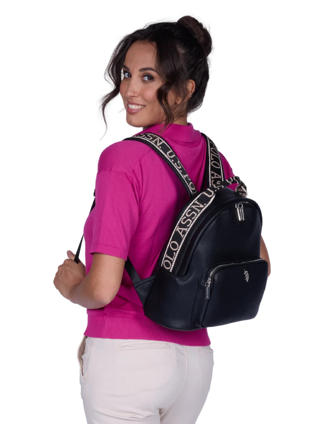 Mochila US Polo Assn Mansion Negro | Bicos de Fío