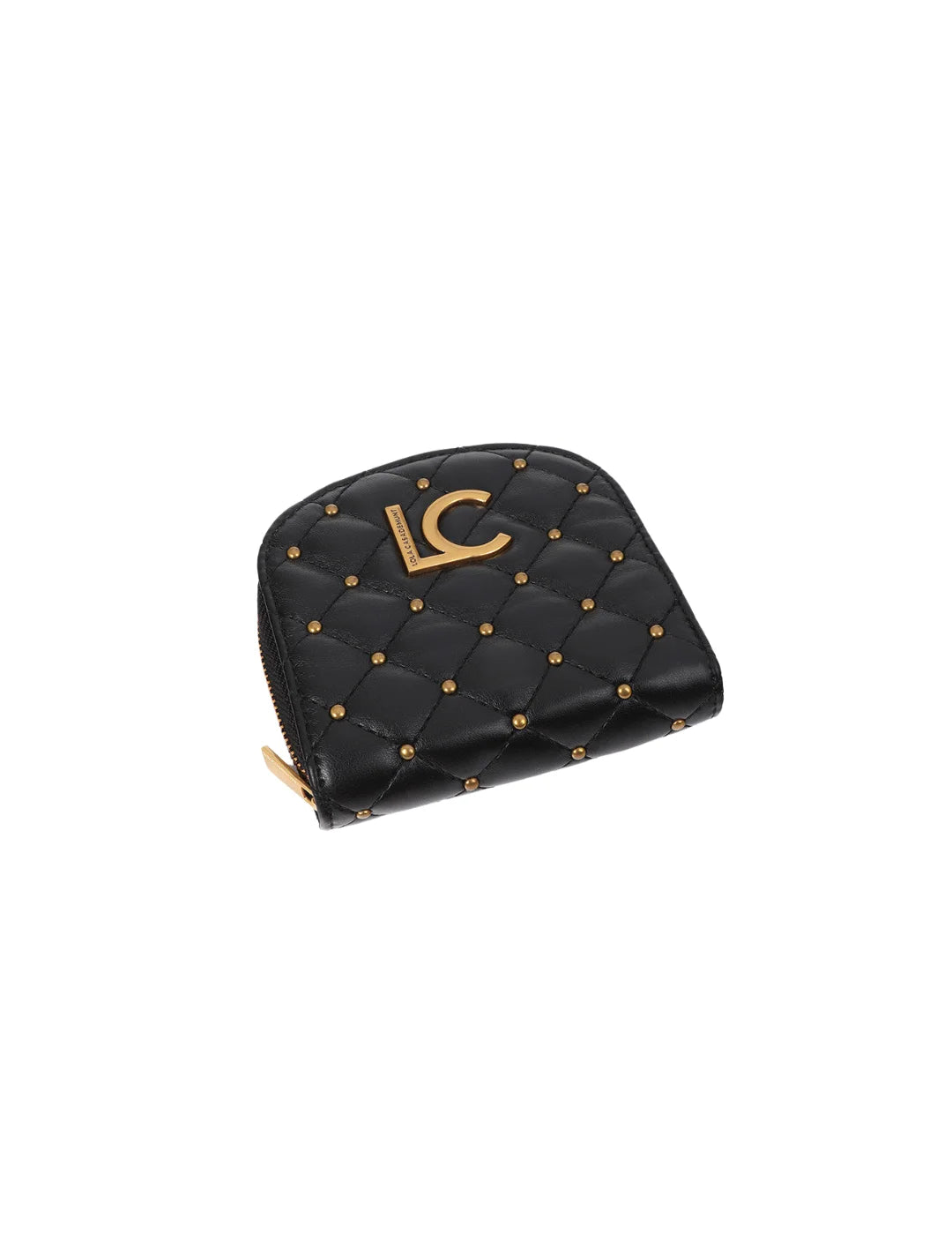 Monedero Lola Casademunt Mini Tachas Negro | Bicos de Fío