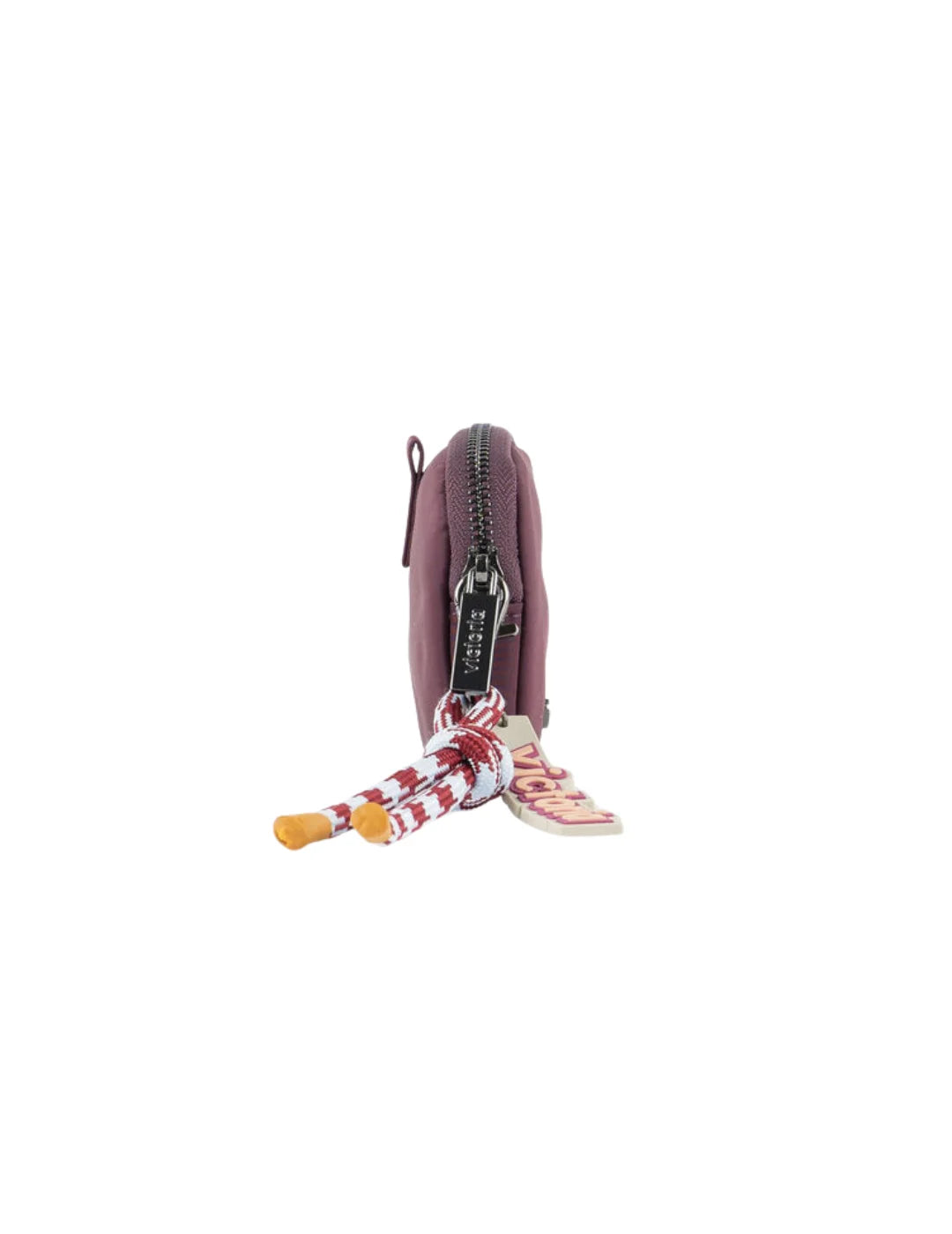 Monedero Nylon Llavero Victoria Burdeos | Bicos de Fío