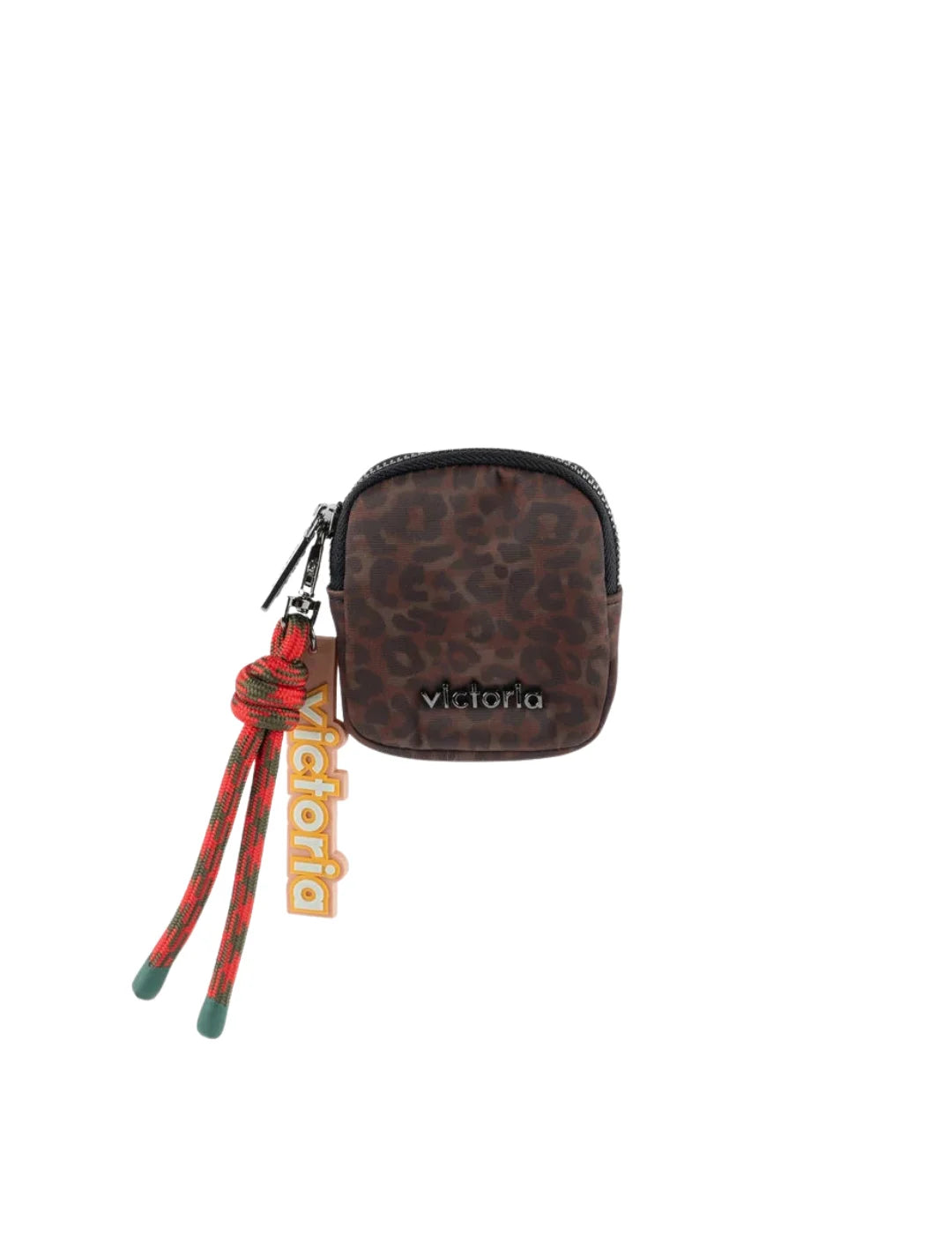 Monedero Nylon Llavero Victoria Leopardo | Bicos de Fío