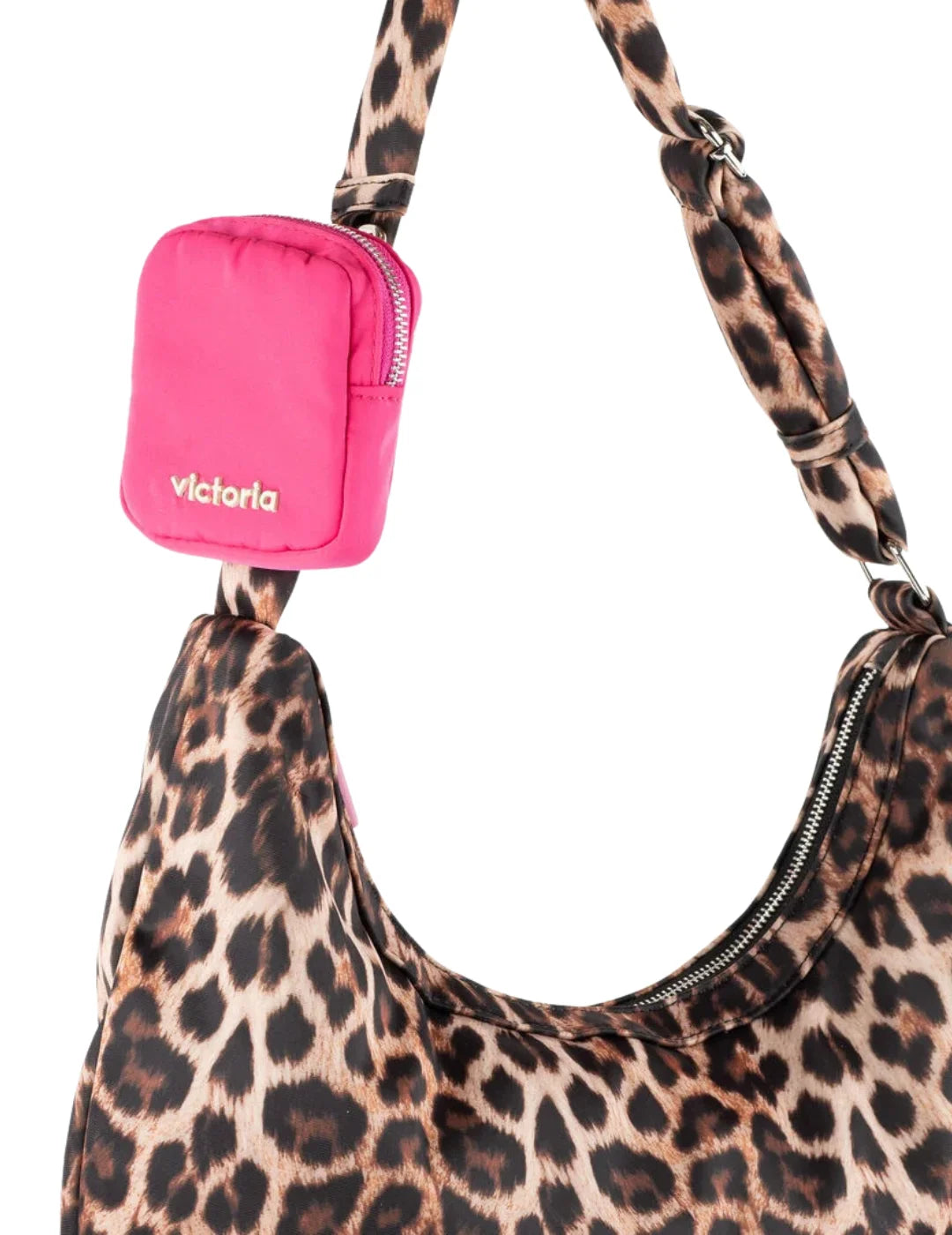 Monedero Nylon Victoria Fucsia | Bicos de Fío