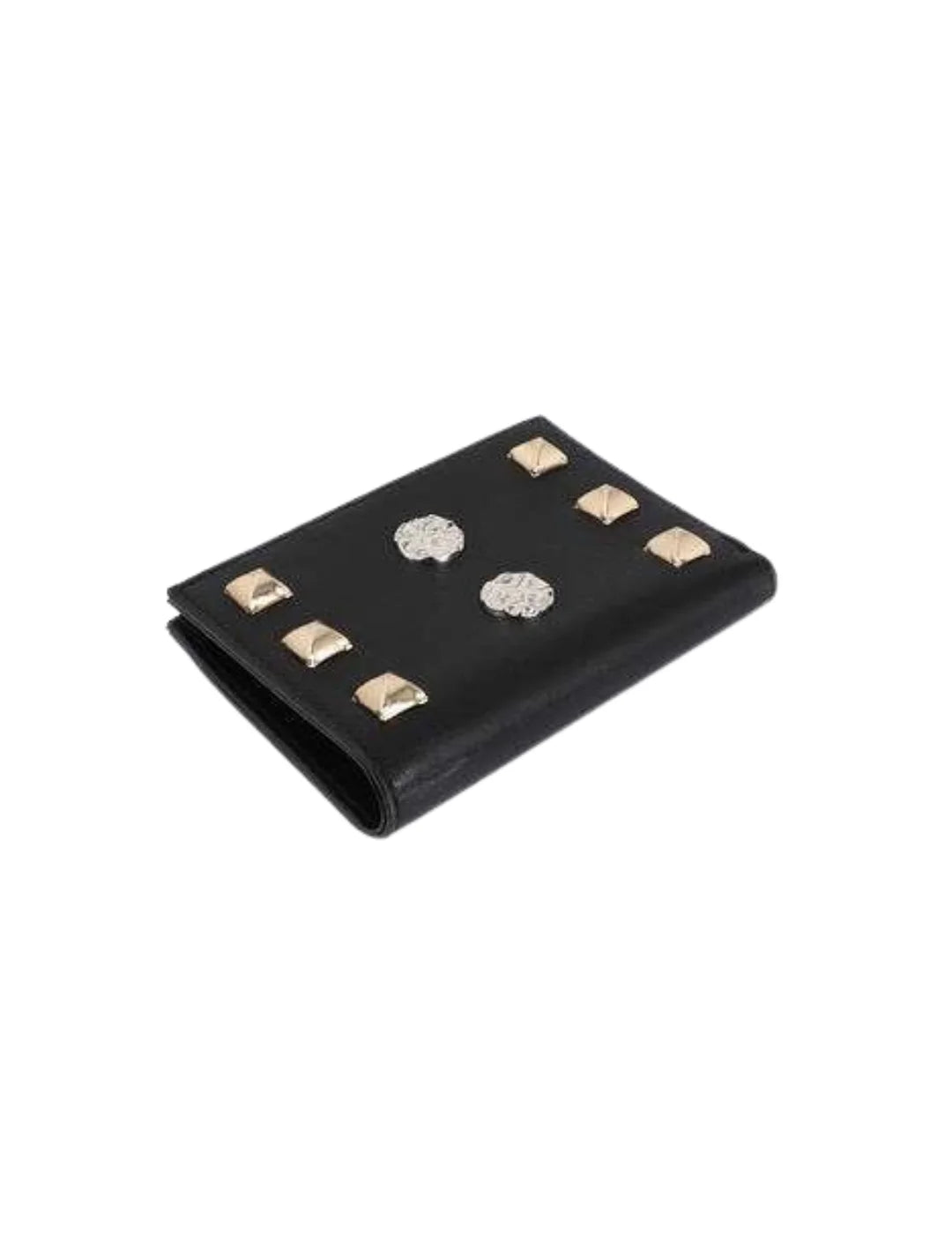 Monedero Tachas Doradas Lola Casademunt Negro | Bicos de Fío