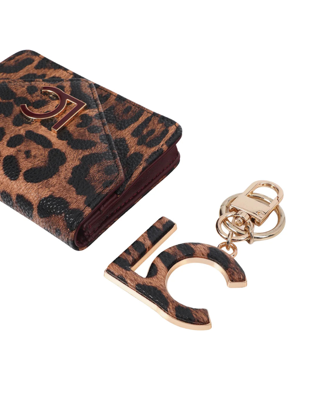 Monedero y Llavero Lola Casademunt Animal Print | Bicos de Fío