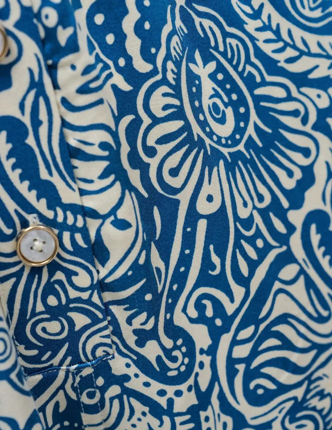 Mono Estampado Salsa Jeans Azul | Bicos de Fío