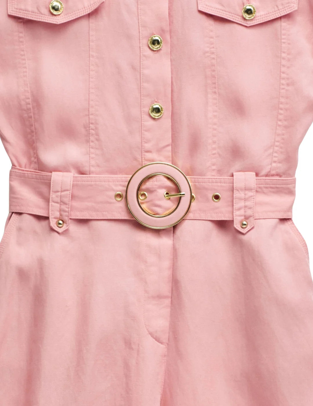 Mono Lightdenim Salsa Jeans Rosa | Bicos de Fío