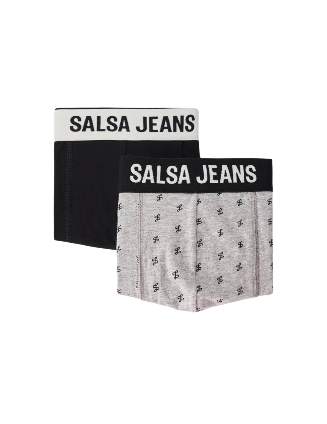 Pack De 2 Boxers Salsa Jeans Gris-Negro | Bicos de Fío