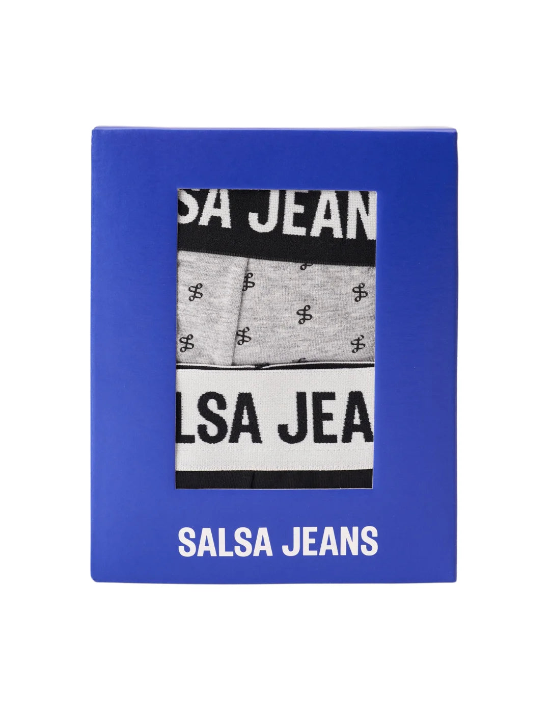 Pack De 2 Boxers Salsa Jeans Gris-Negro | Bicos de Fío