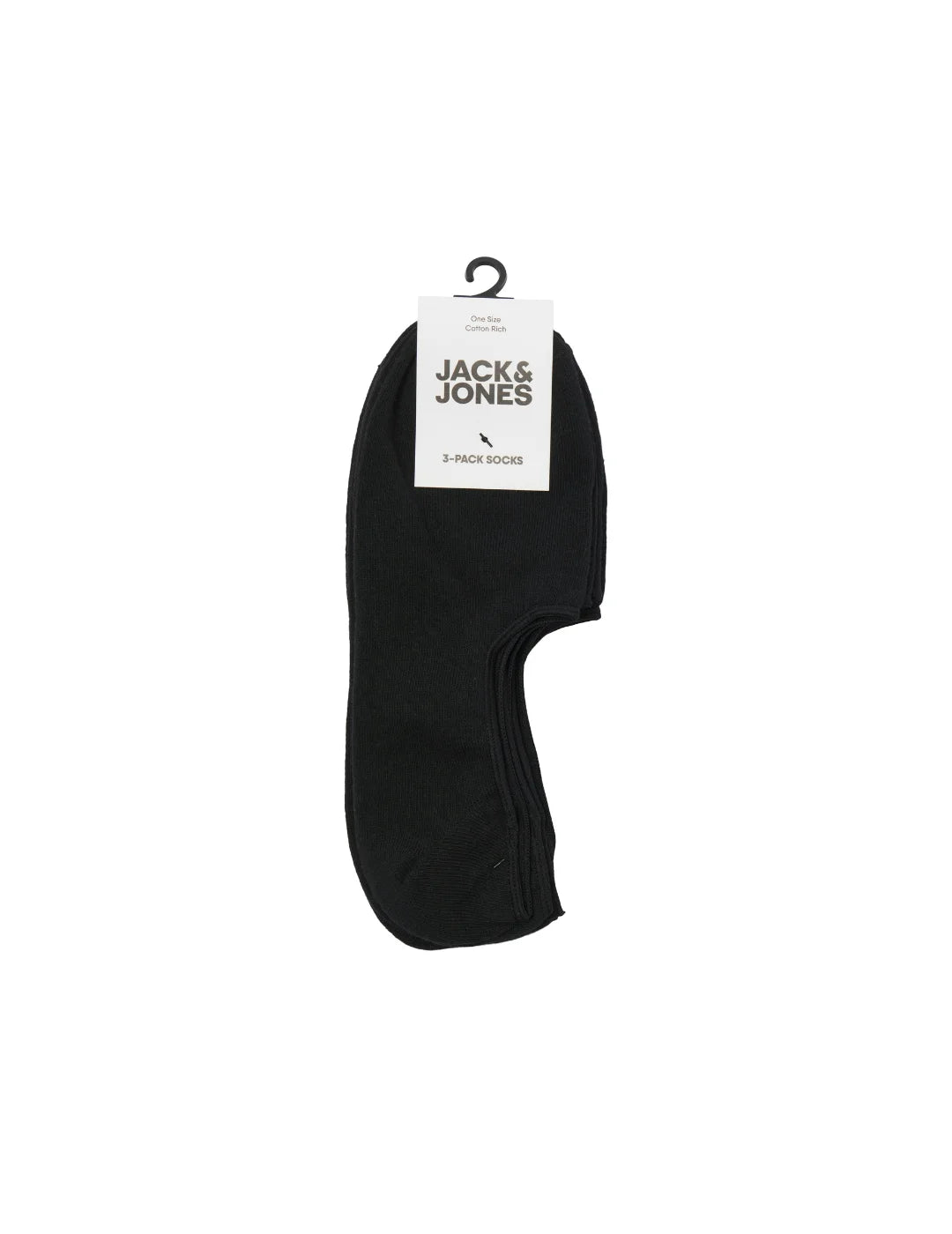 Pack 3 Calcetines Pinkies Jack&Jones Negro | Bicos de Fío
